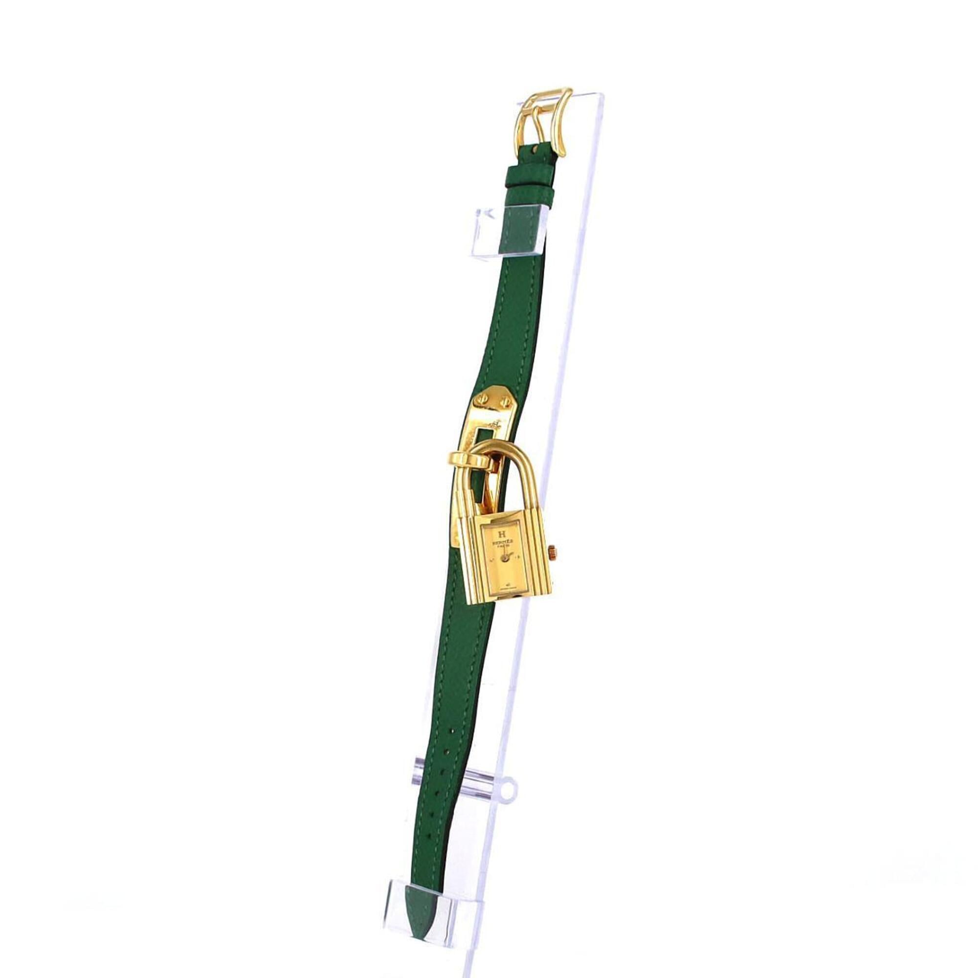 Hermes Kelly KE1.201 Gold Dial 20mm Watch