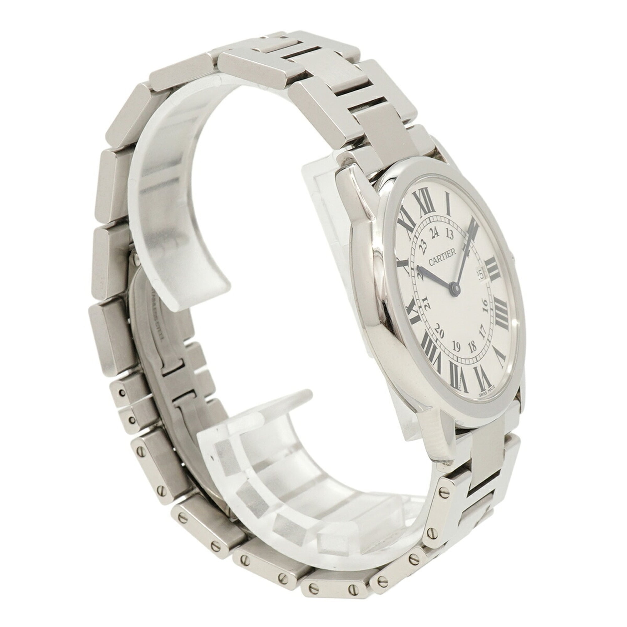 Cartier Ronde Solo LM W6701005 Silver Dial