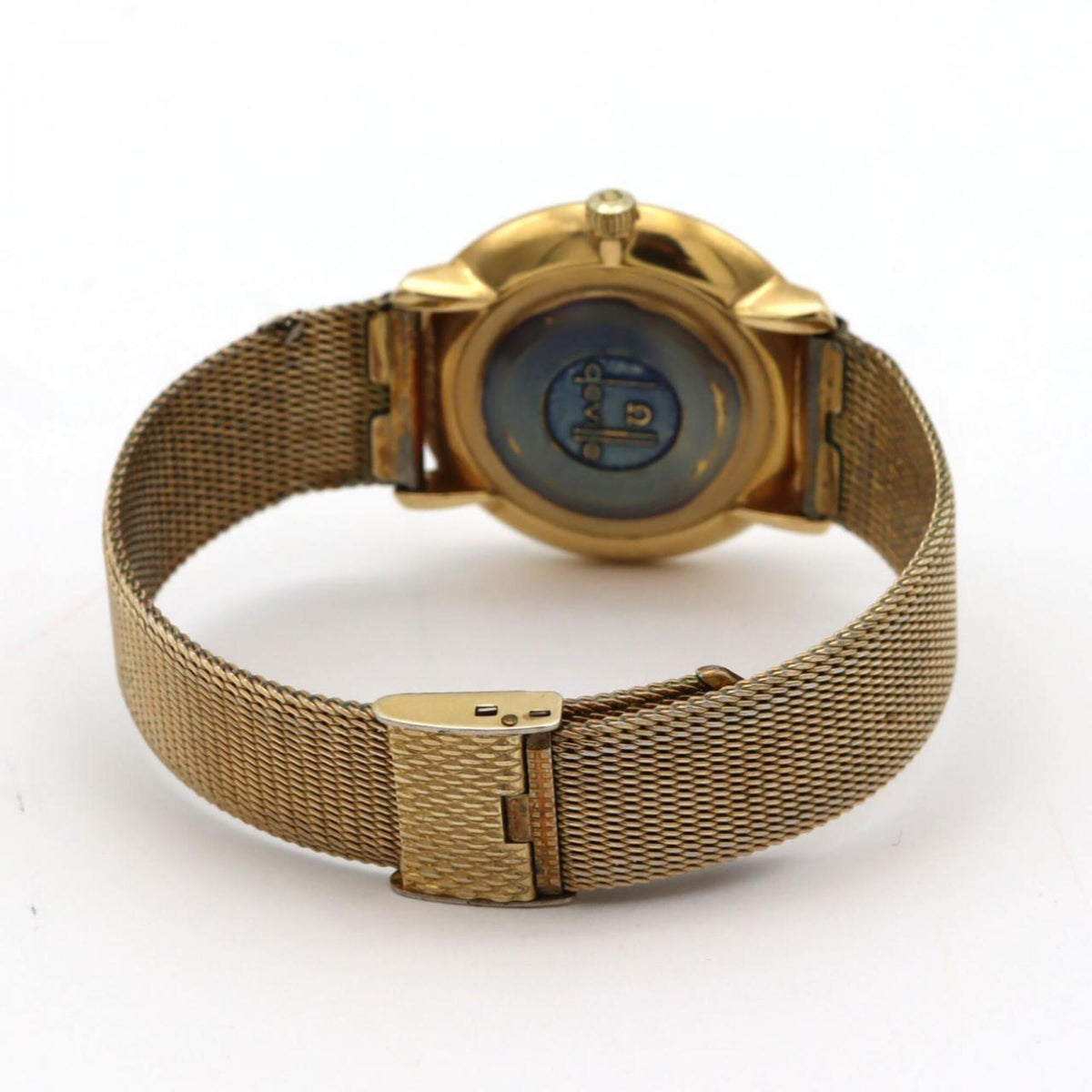 Omega De Ville GZl1linv mit goldenem Zifferblatt, 33 mm Uhr