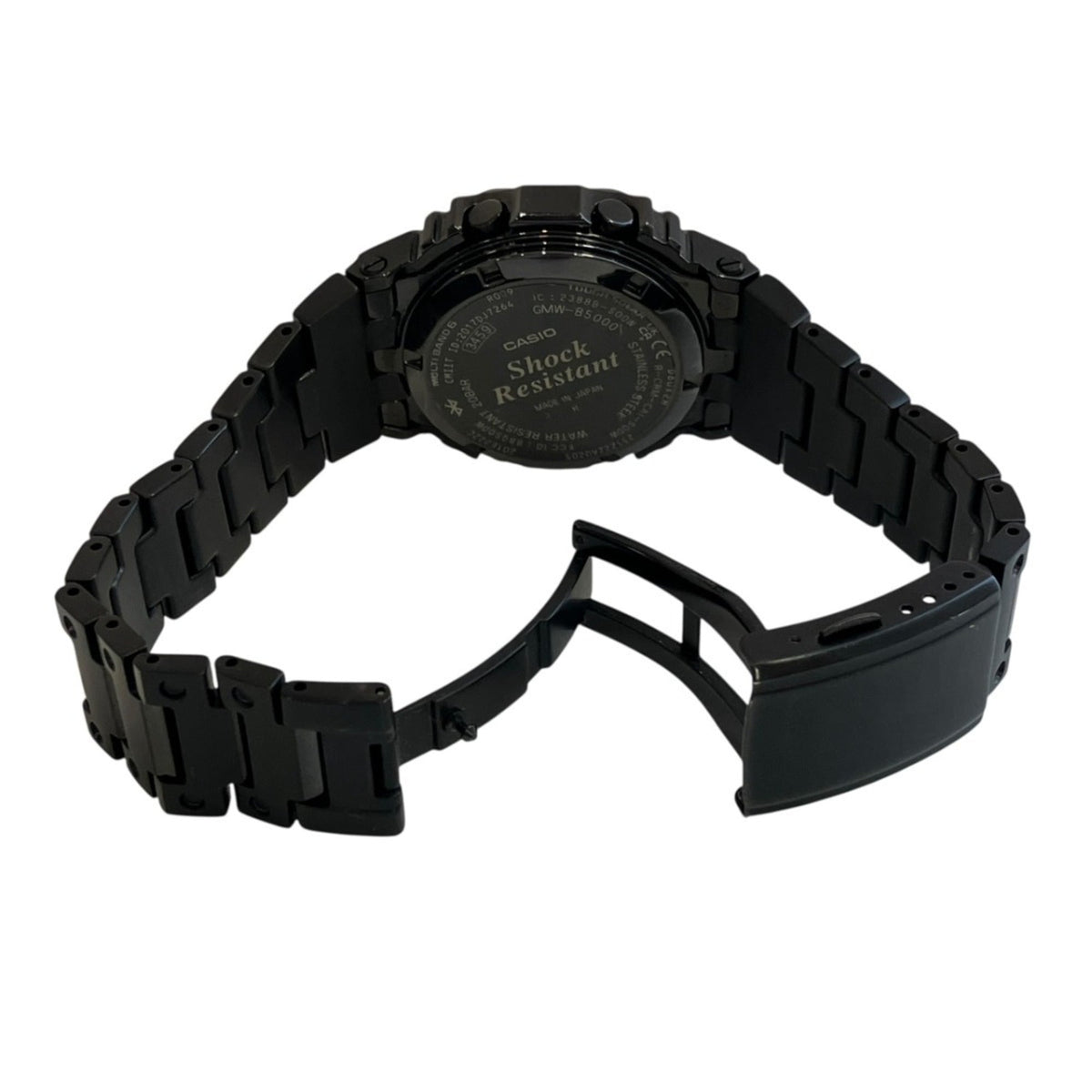 Casio G-SHOCK GMW-B5000GD-1JF horloge met zwarte wijzerplaat, 43 mm