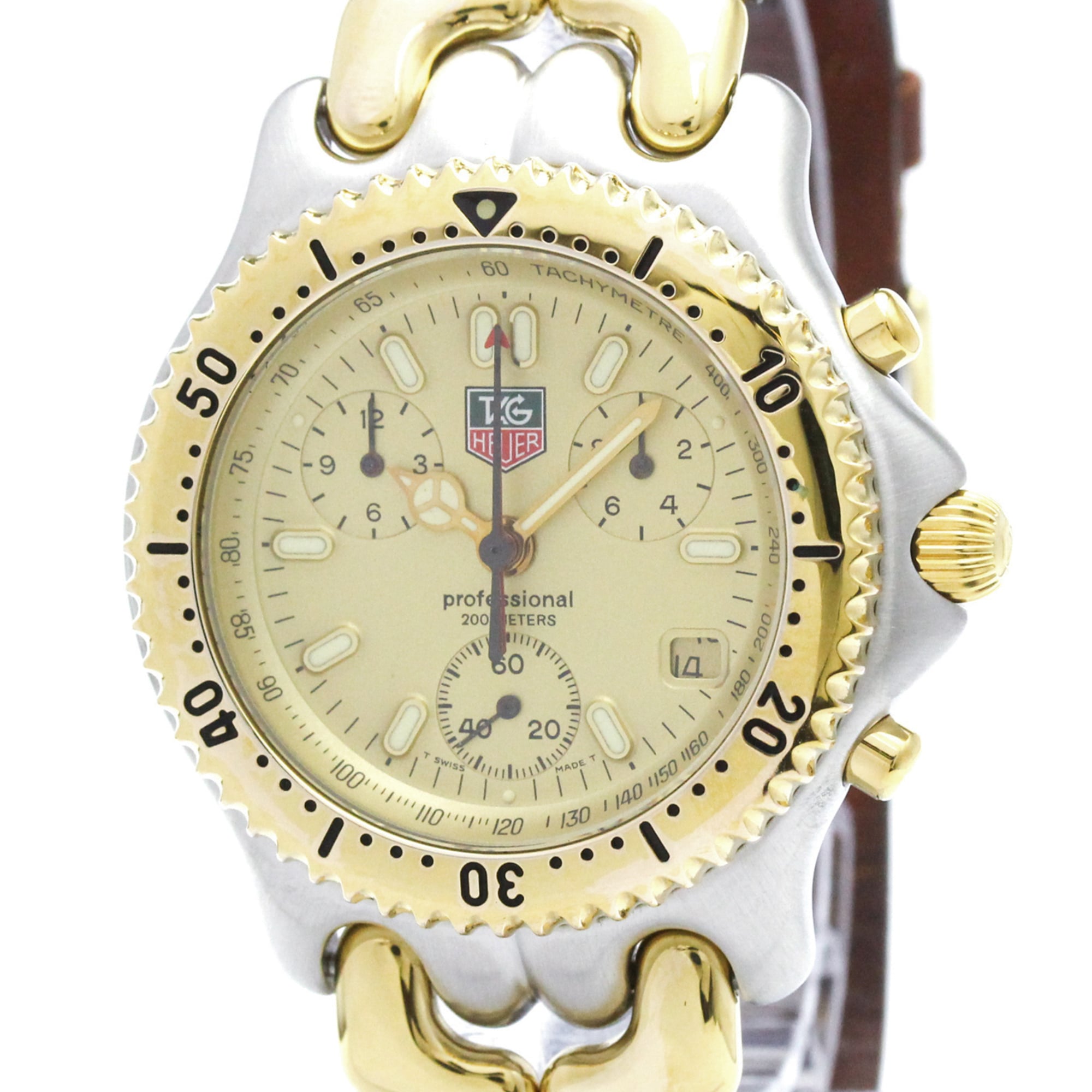 Montre TAG Heuer Sel CG1121 à cadran doré 39mm