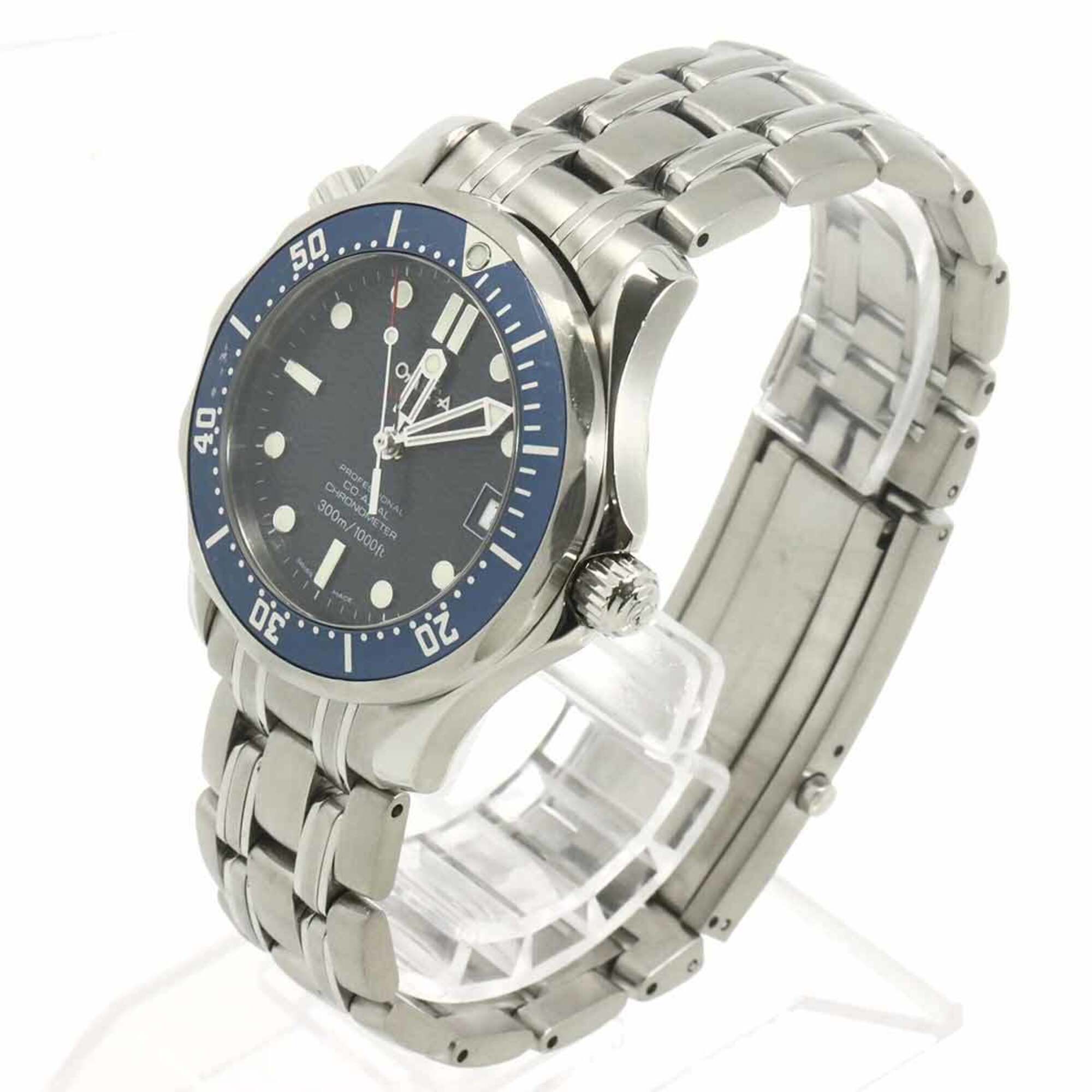 Omega Seamaster 300 Professional Co-Axial 2222 80 Boys' Watch, Date, Blue, Automatic Winding