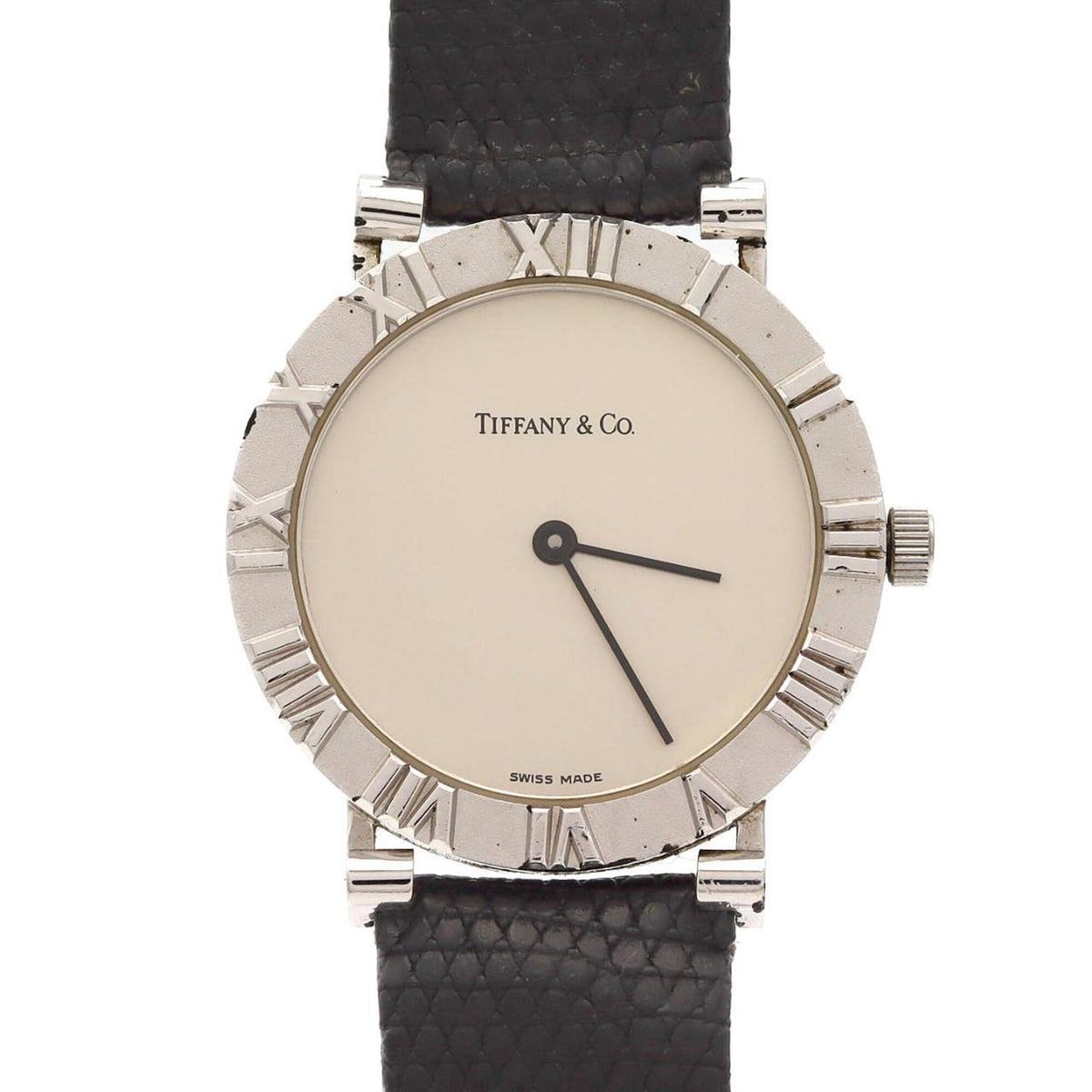 Montre Tiffany & Co. Atlas M0640, cadran argenté, 31 mm