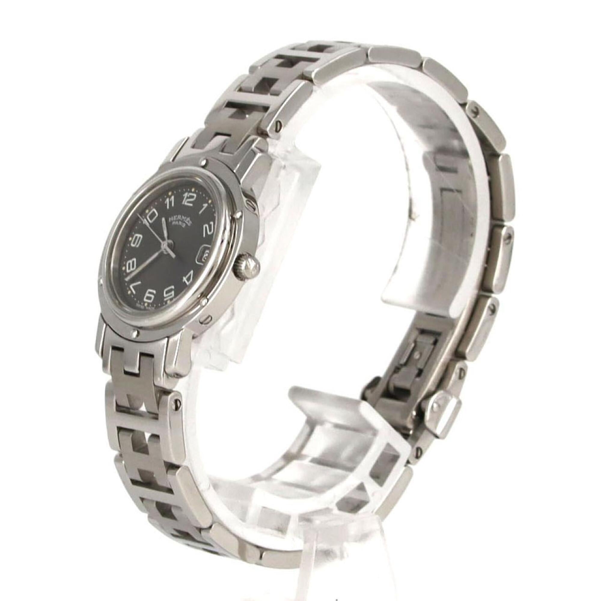 Hermes Clipper CL4.210 Grey Dial 24mm Watch