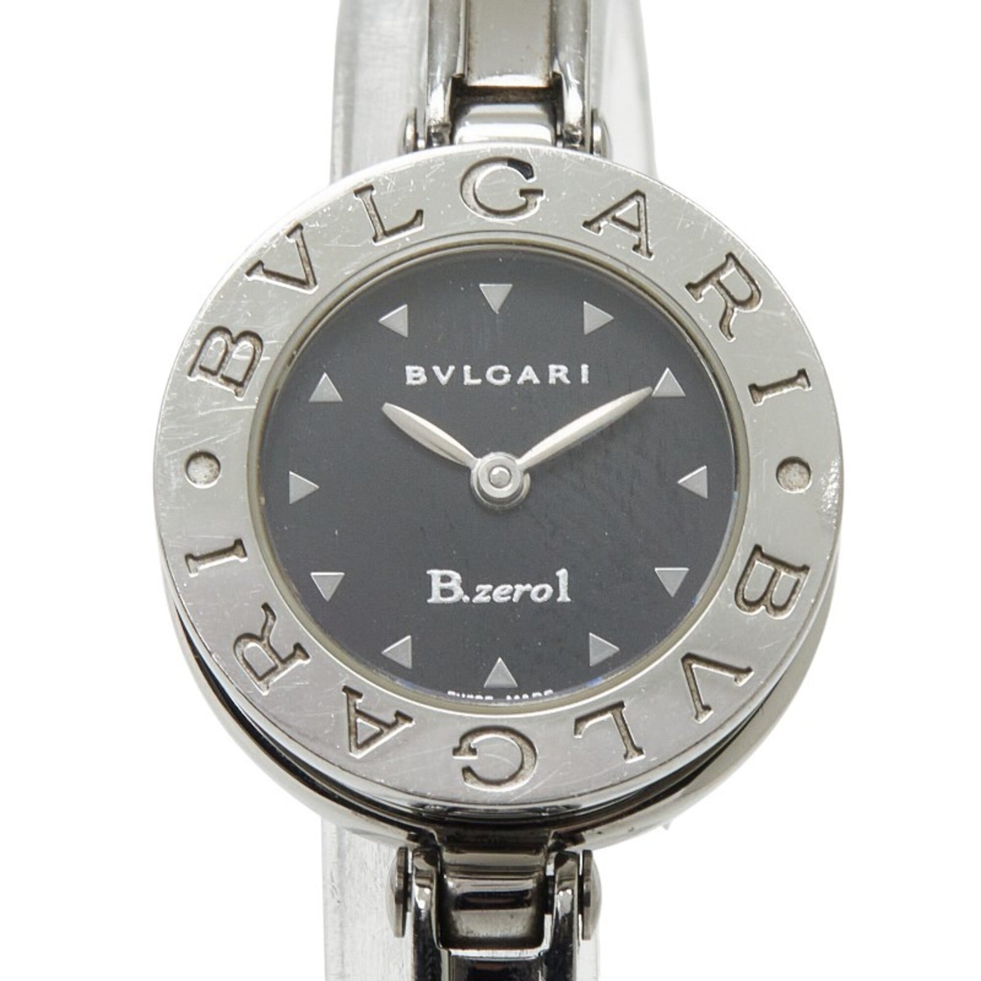 Bvlgari B.zero1 Bangle BZ22SS Black Dial 22mm Watch