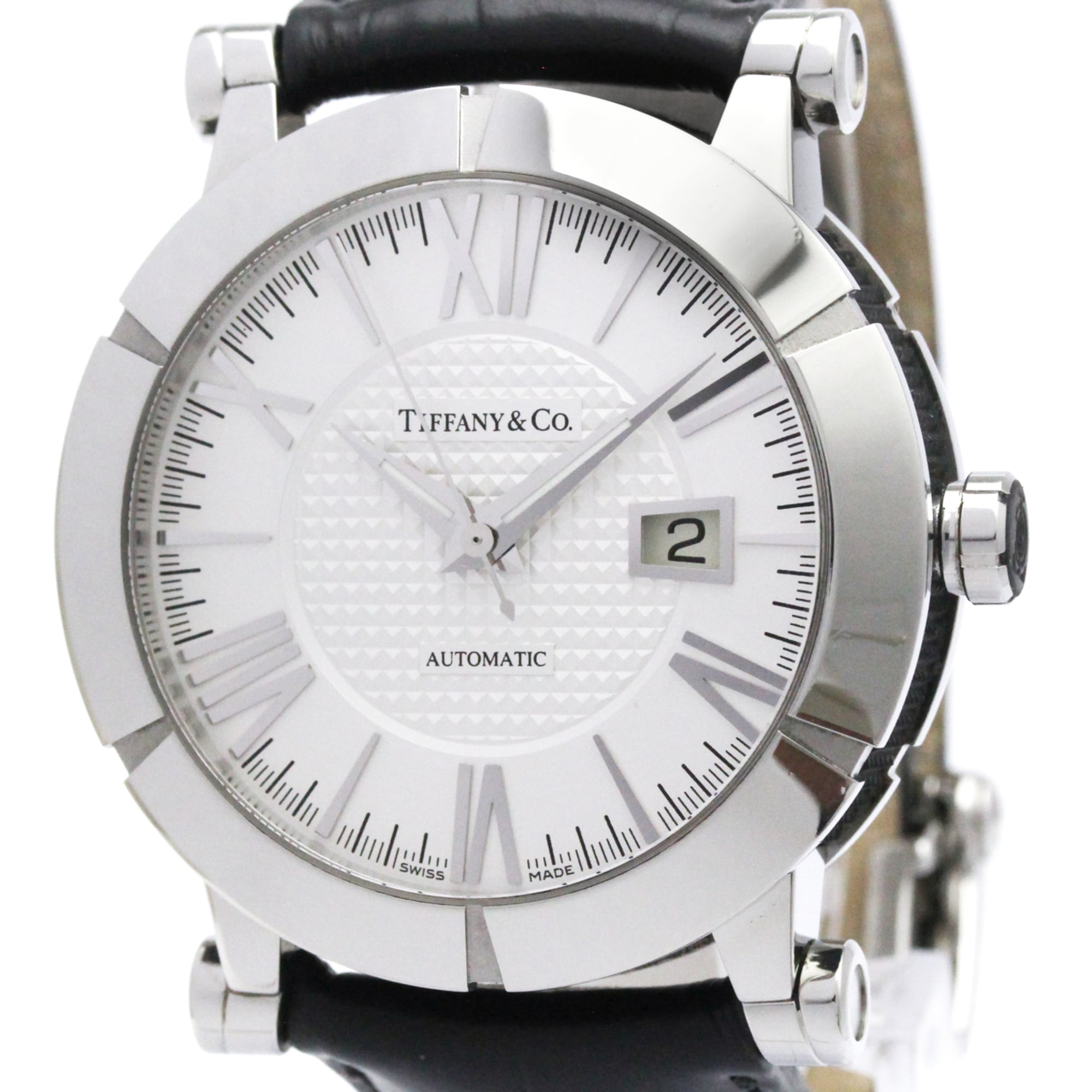 Tiffany Atlas Z1000.70.12A21A71A Silver Dial 42mm Watch