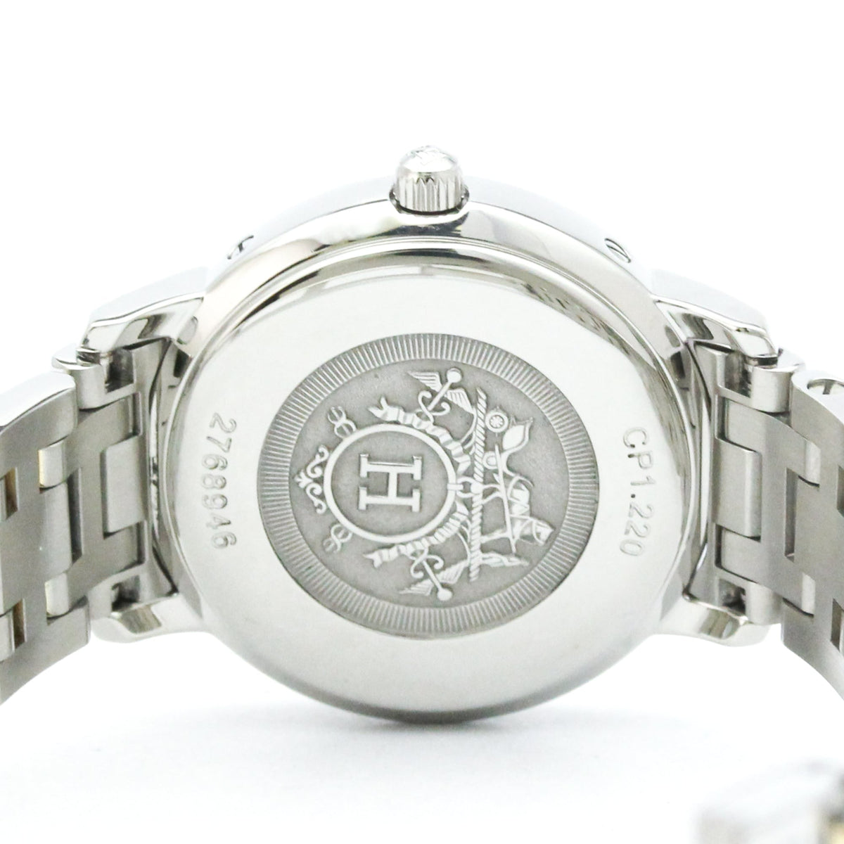 Hermes Clipper CP1.220 Weiß Gehäuse Zifferblatt 24 mm Uhr