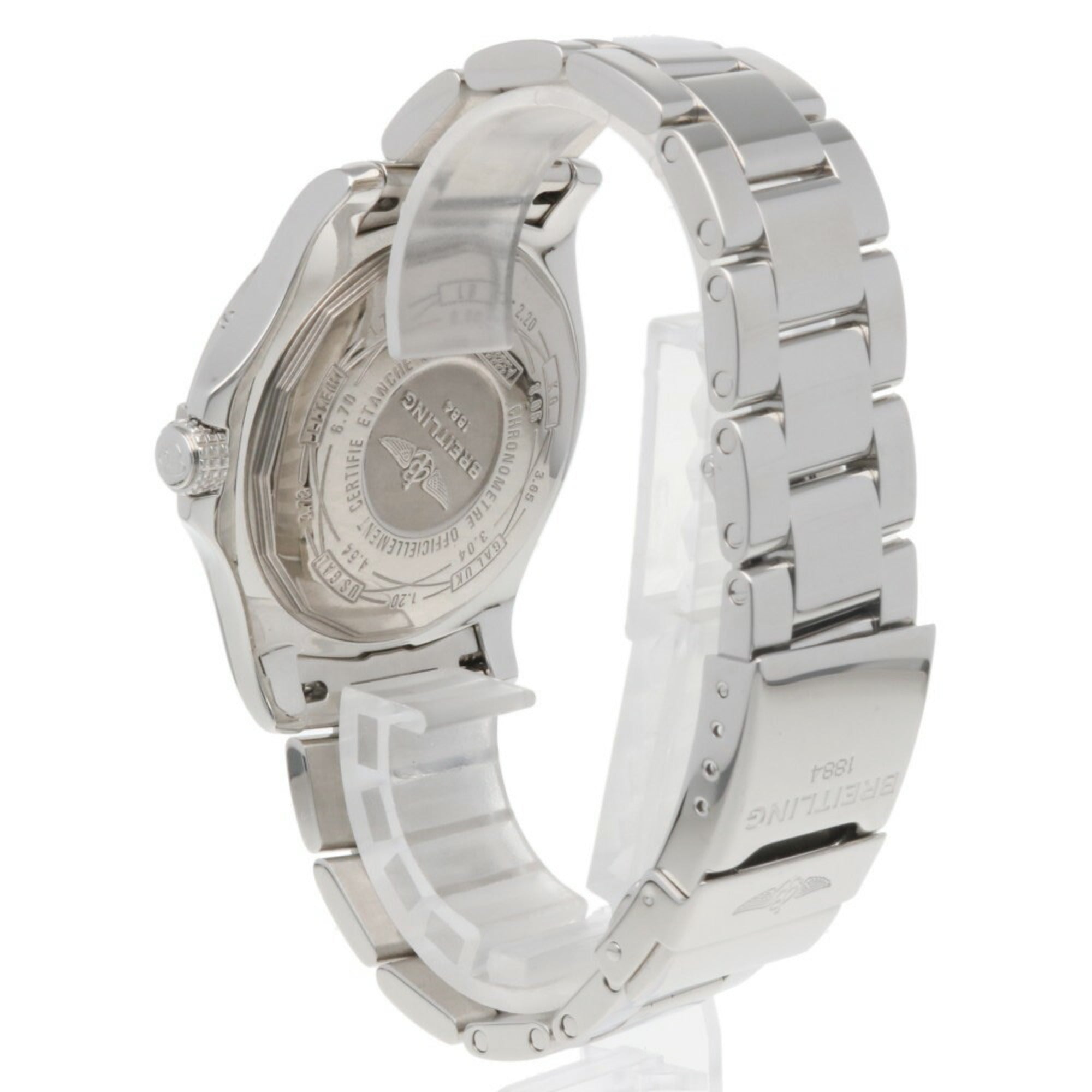 Breitling Avenger II GMT herenhorloge van roestvrij staal met automatisch uurwerk, model A32390