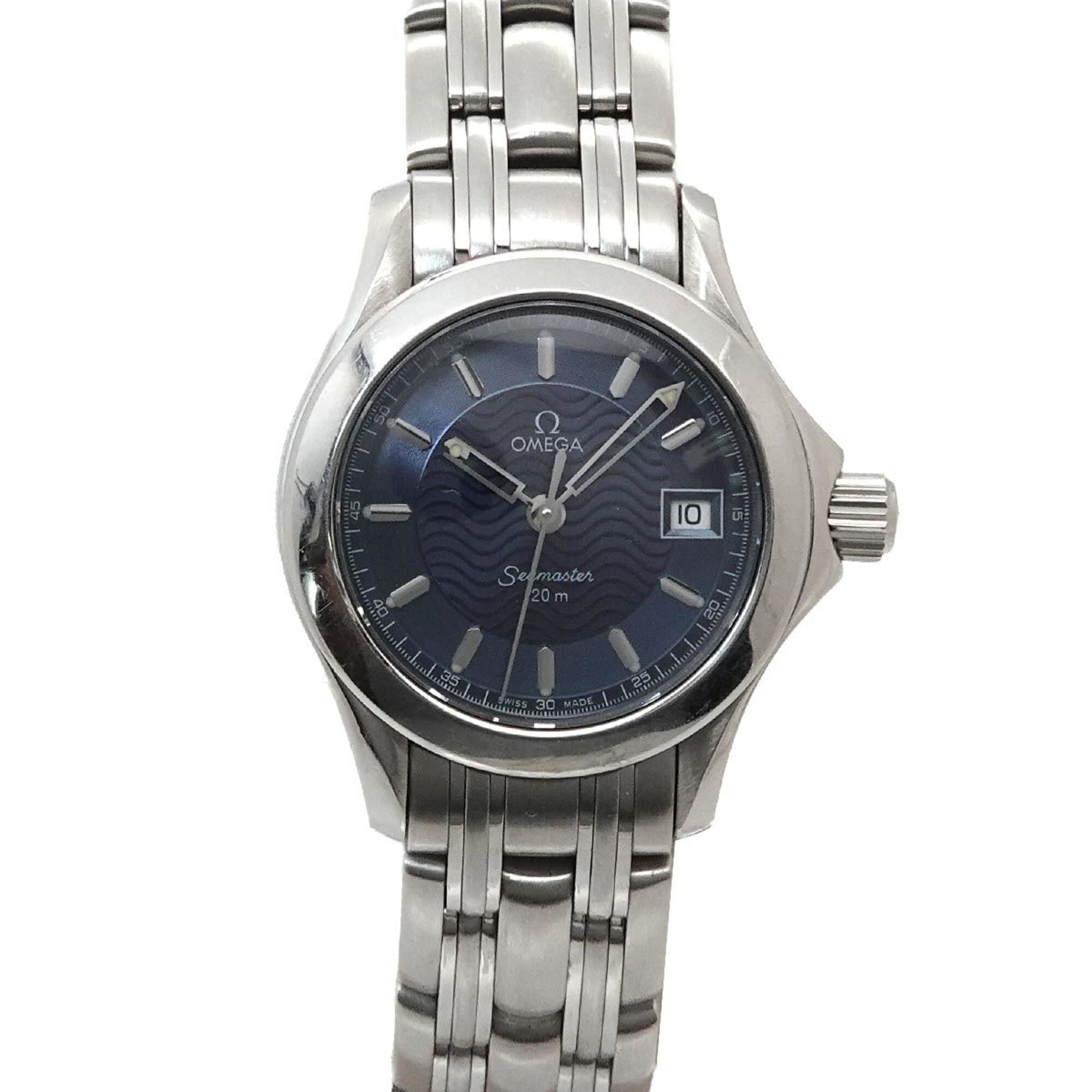 Omega Seamaster 2581 81 met blauwe wijzerplaat, 26 mm horloge