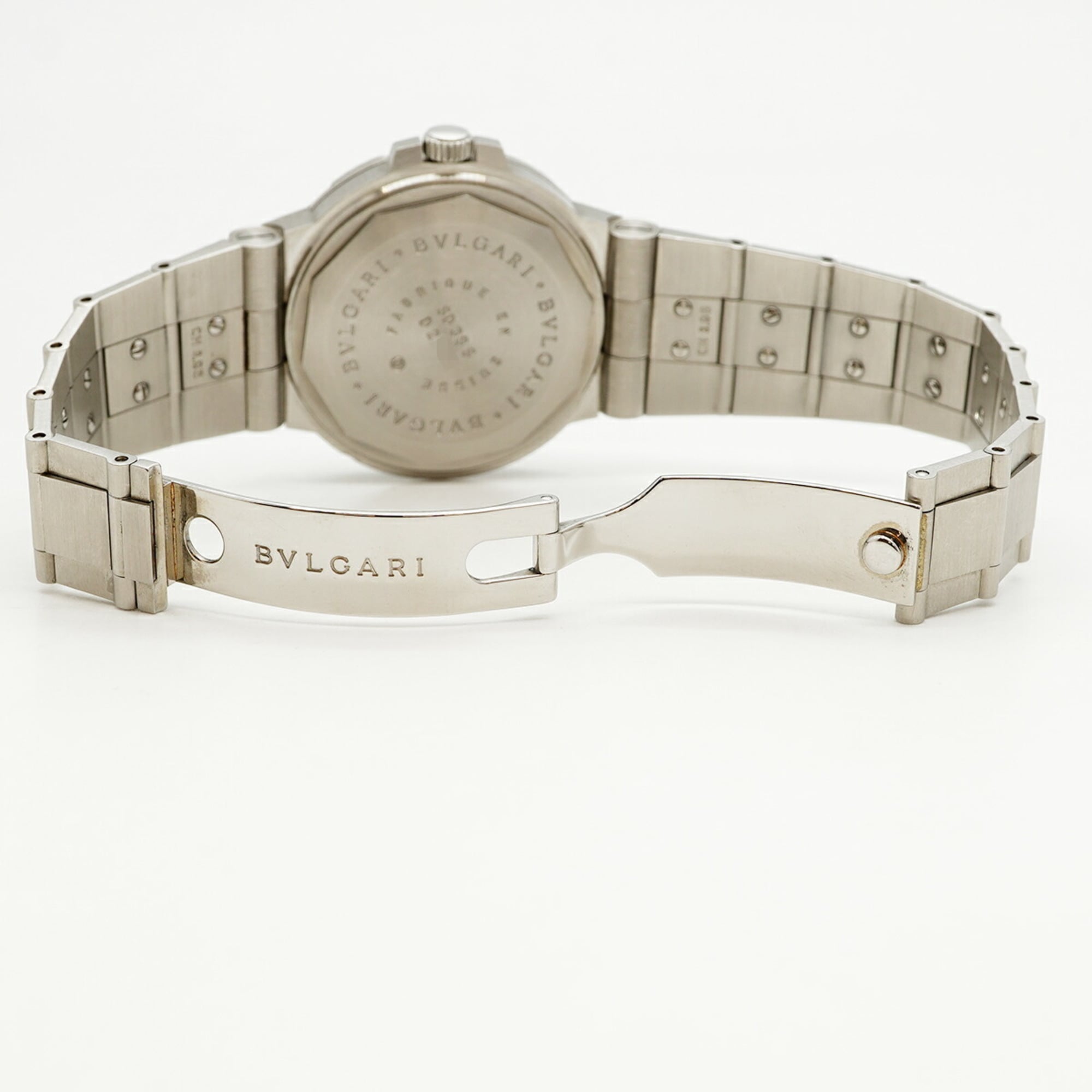Bulgari Diagono scuba SD38S Black Dial 38mm Watch