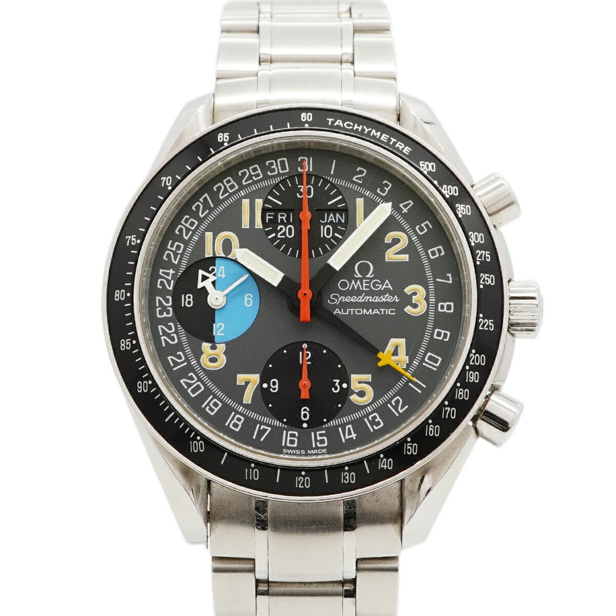 Omega Speedmaster Mark 40 AM PM Triple Calendar 3520.53 Gray Dial
