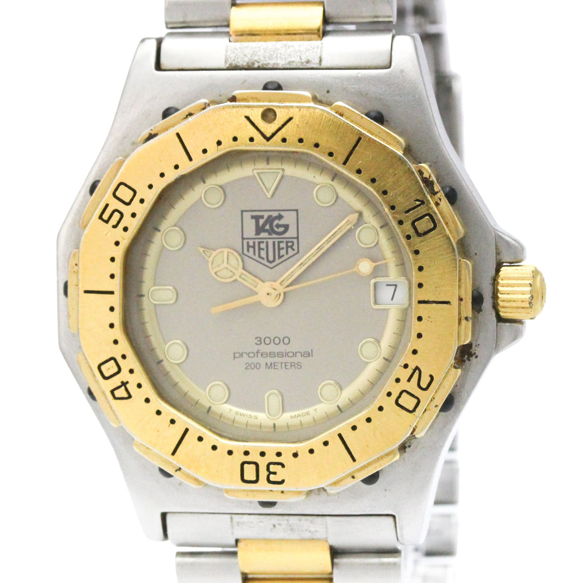 TAG Heuer 3000 Series 934206 Gray Dial 38mm Watch