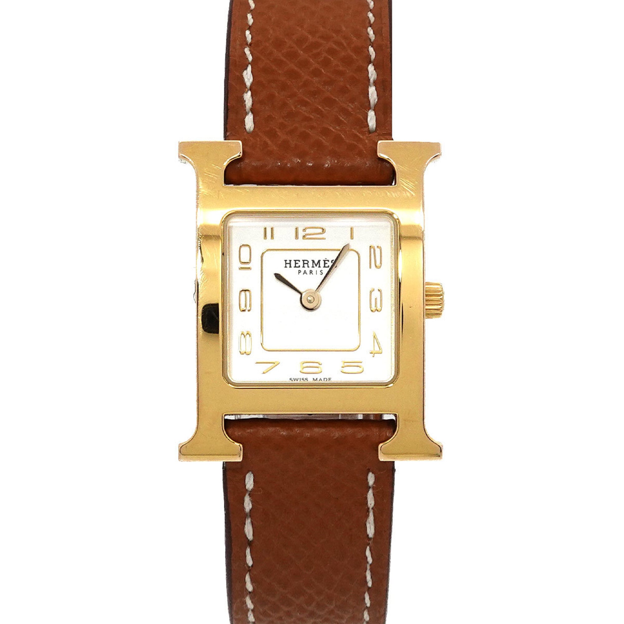 Hermes H-Watch HH1 201e White Dial 21mm Watch