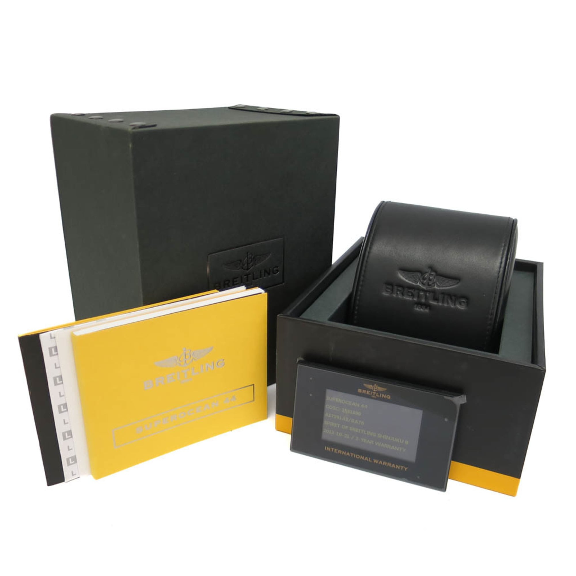 Breitling Superocean A17391 Black Dial 44mm Watch
