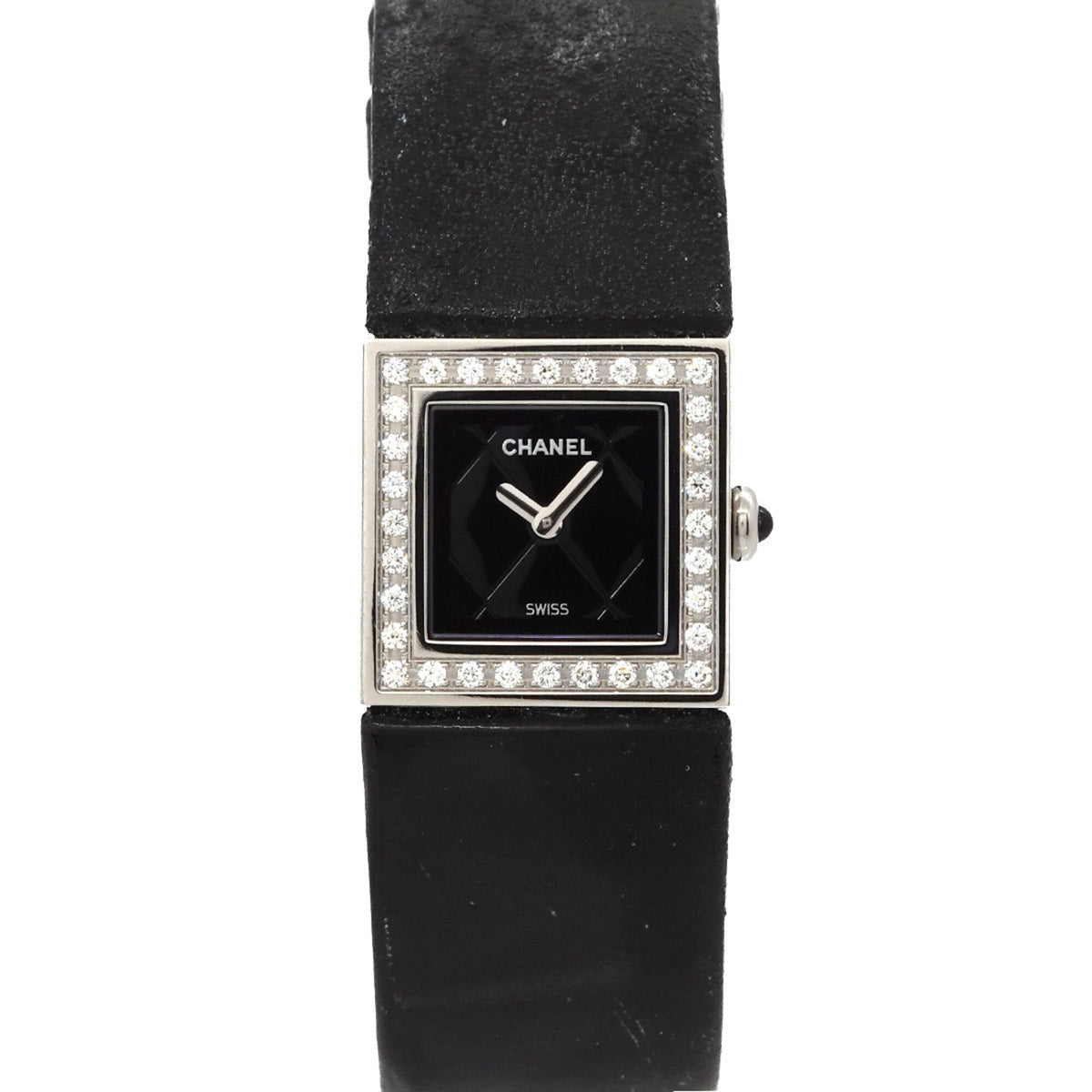 Chanel Matelasse H0500 Black Dial 19mm Watch