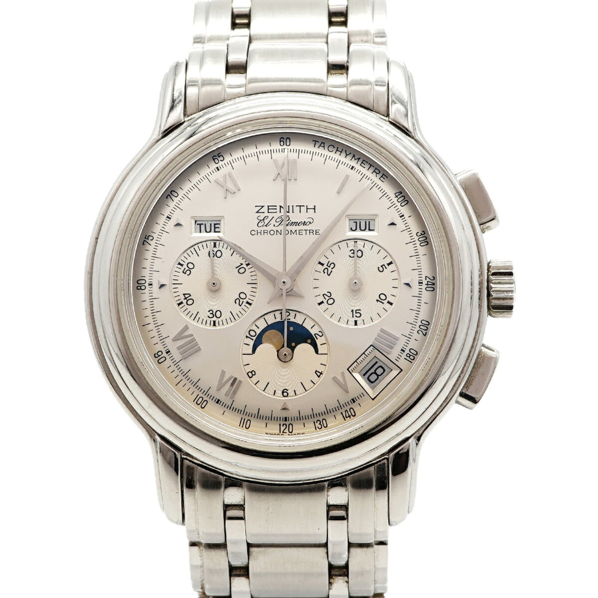 Zenith Chronomaster El Primero Moonphase 02.0240.410 Silver Dial