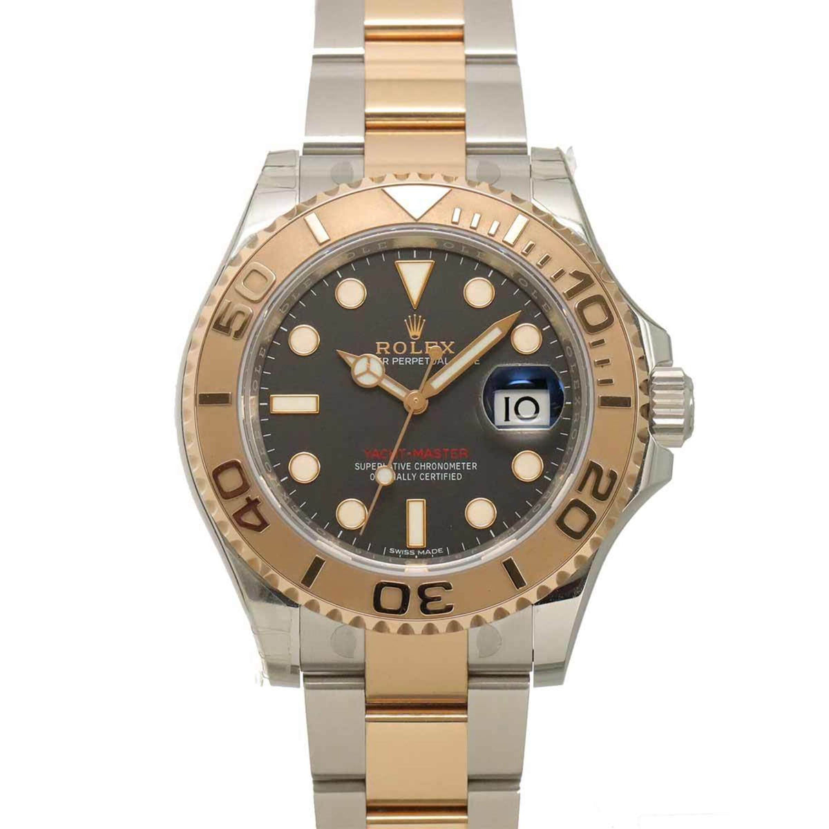Rolex Yachtmaster Rolesor 116621 Schwarz Zifferblatt 41 mm Uhr