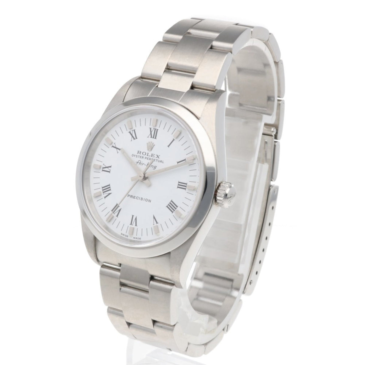 Rolex Air-King Oyster Perpetual 14000M White Dial 34mm Watch
