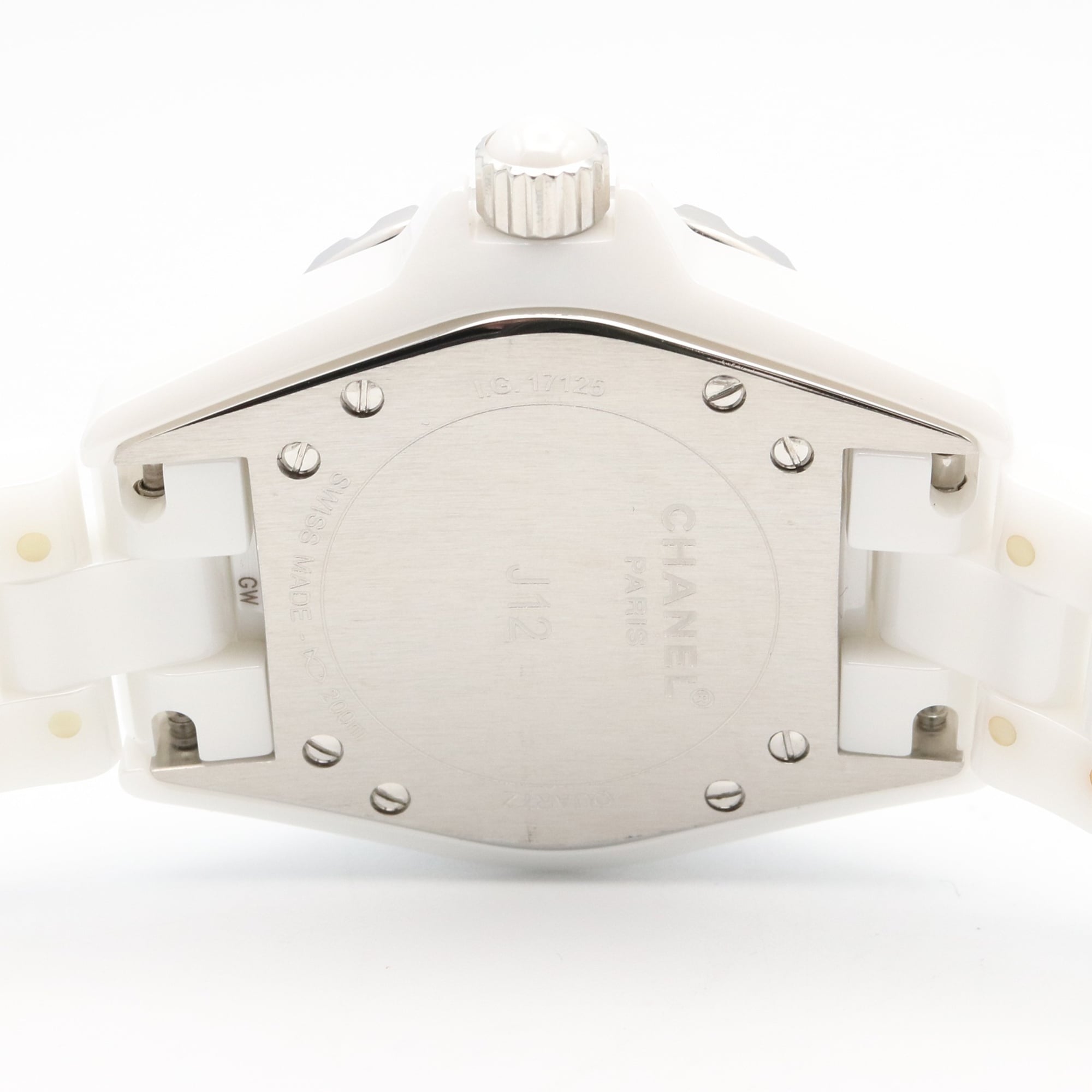Chanel J12 H0967 White Dial Ceramic 33mm Watch