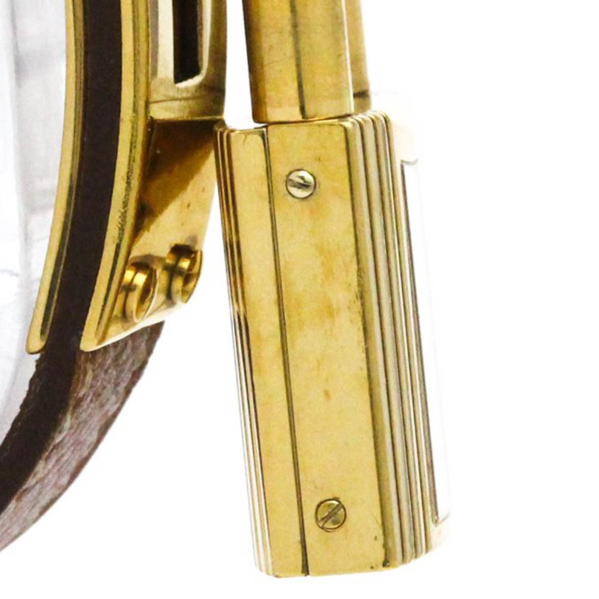 HERMES Kelly-horloge, verguld, leer, quartz, dameshorloge BKE1.201