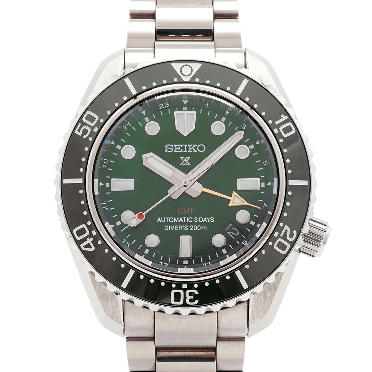 Seiko Prospex Diver Scuba GMT SBEJ009/6R54-00D0 Green Dial 42mm Watch