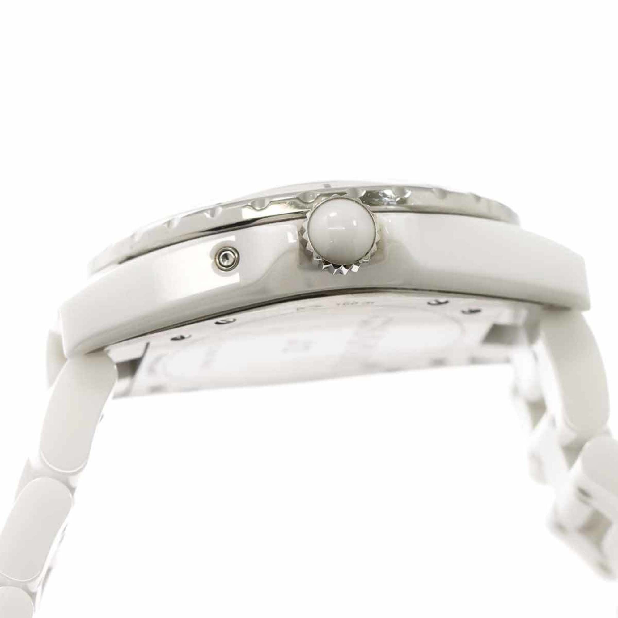Chanel J12 Fars de Lune H3404 Moon Phase Men's Watch White Ceramic Automatic