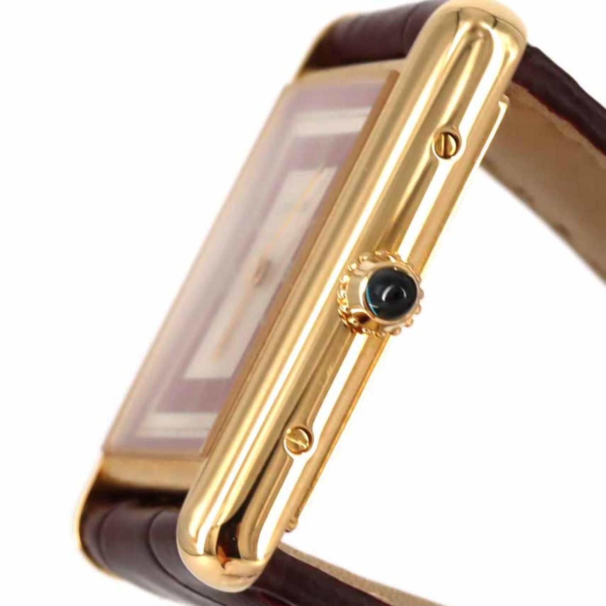 Cartier Tank Louis MM YG WGTA0059 horloge met handopwinding