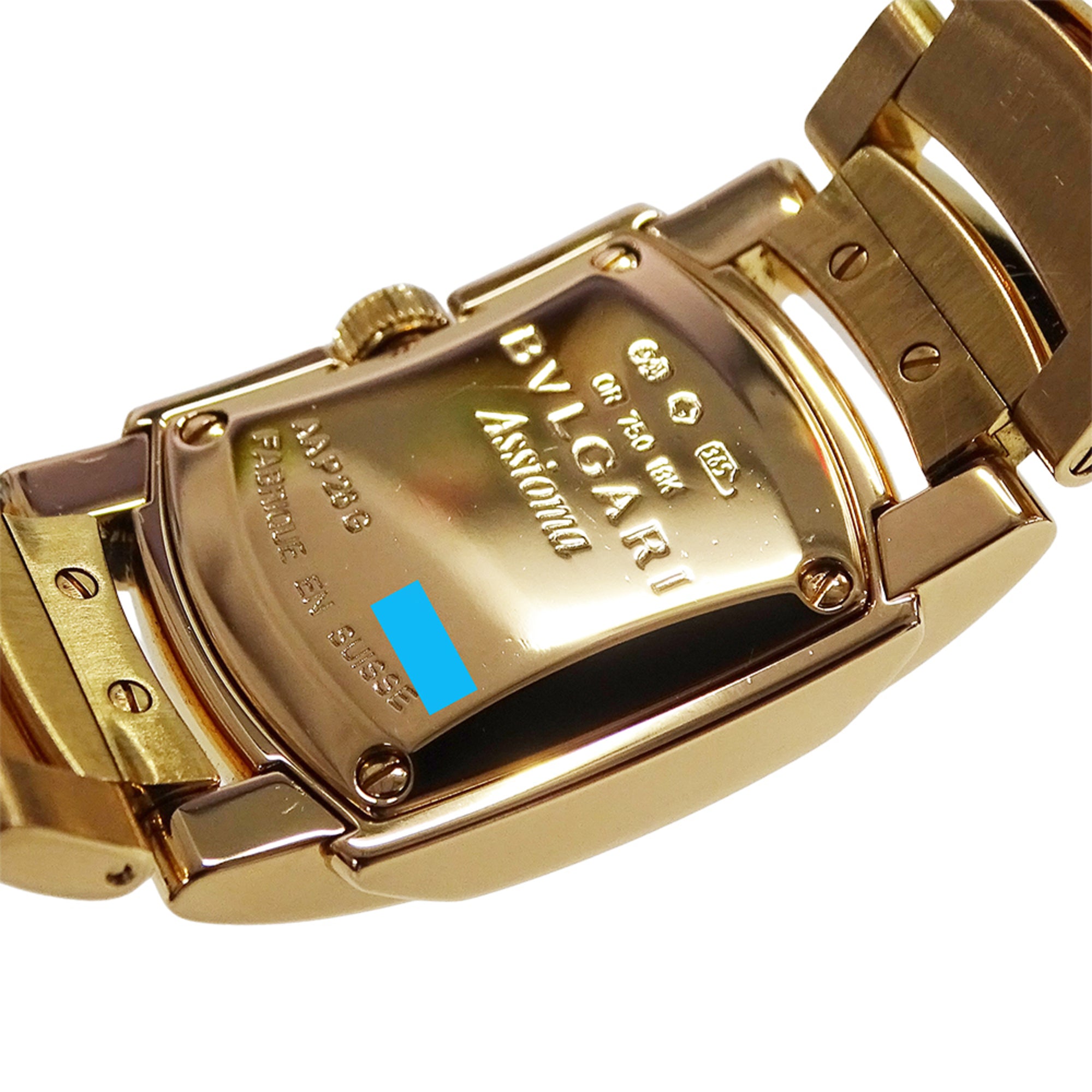 Bulgari BVLGARI Women's Watch, Brand: Assioma, Diamond Quartz, QZ, 750