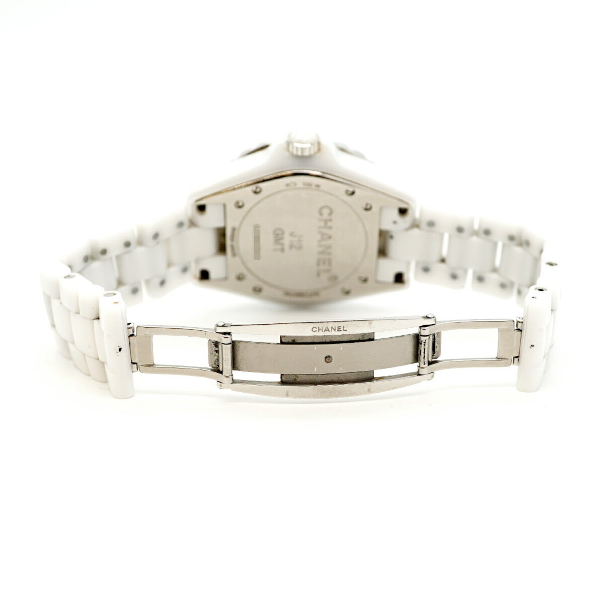 Chanel J12 GMT H3103 herenhorloge met witte wijzerplaat