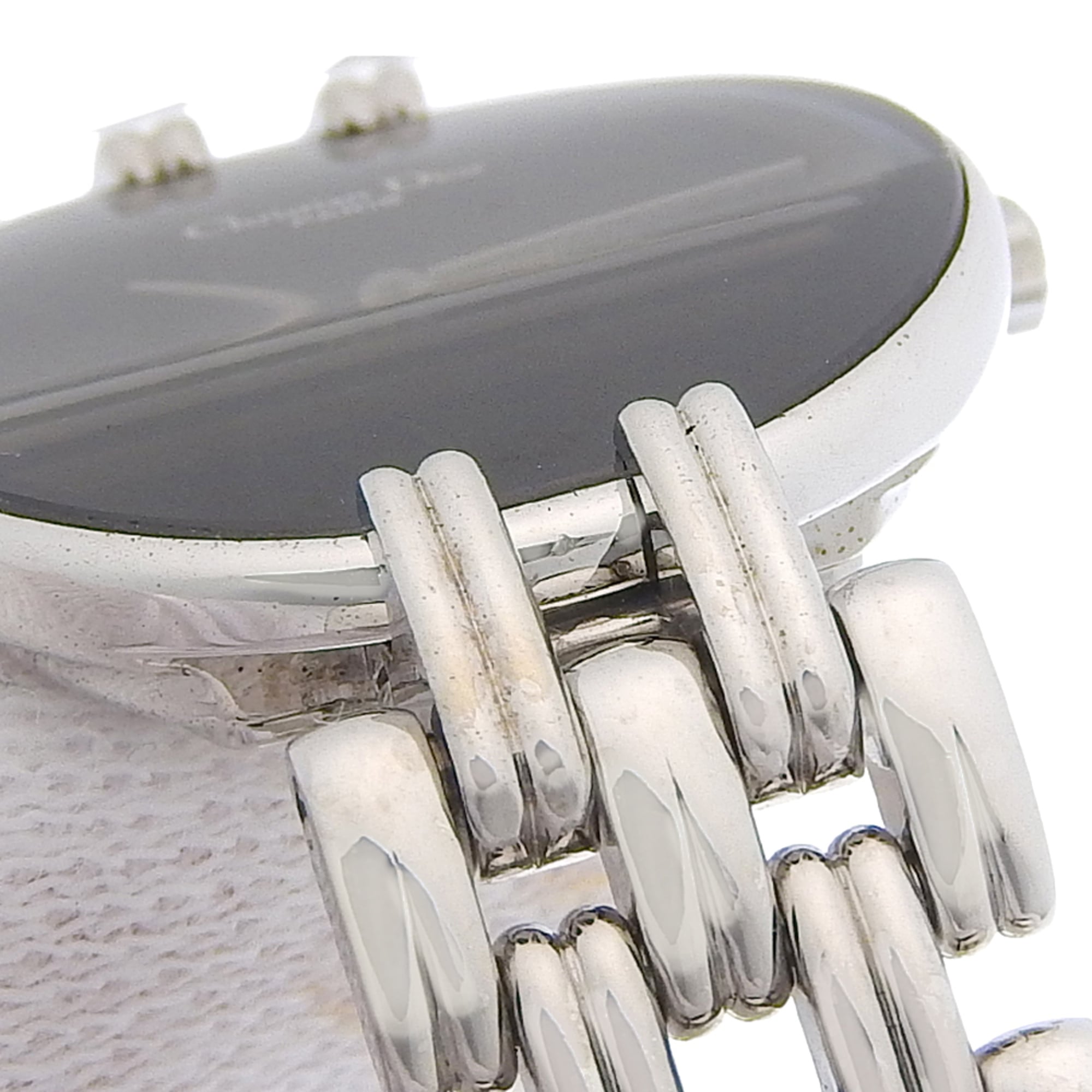 Christian Dior Bakira Watch D44-120 Stainless Steel Silver Quartz Anal