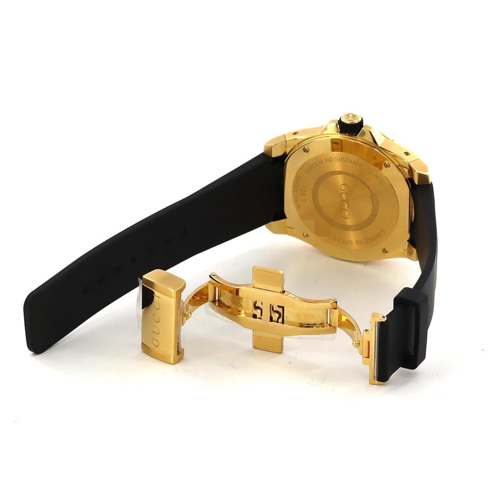 Gucci Dive GP 136.2/YA136219 Black Dial 45mm Watch