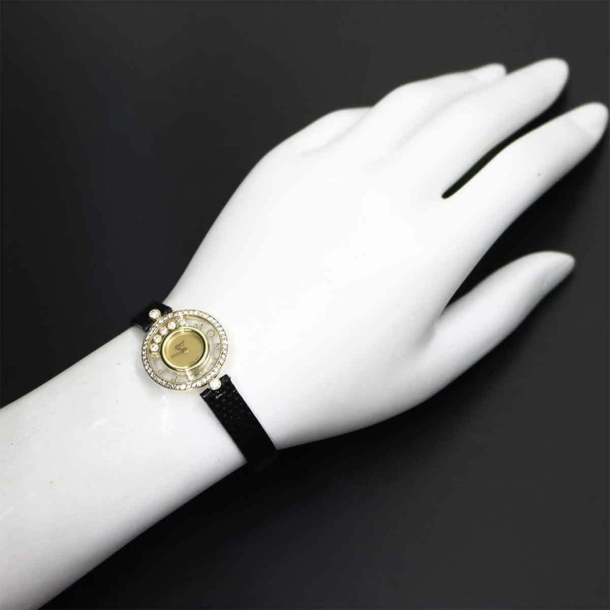 Chopard Happy Diamonds 20/3926-12, goldfarbenes Zifferblatt, 24 mm Uhr