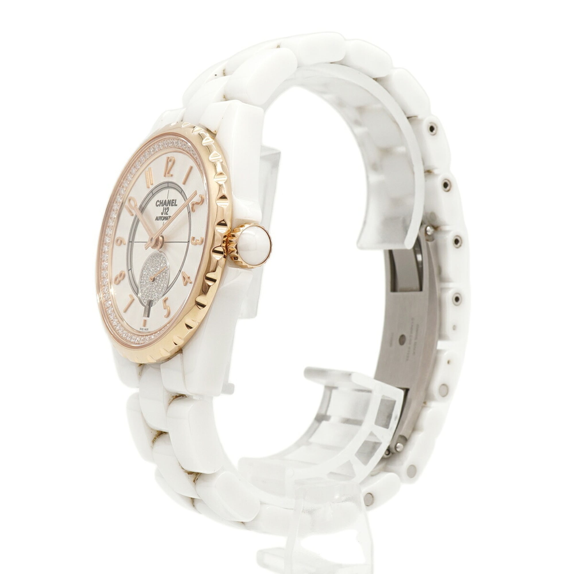 Montre Chanel J12-365 Diamond H3843 Blanc, cadran de 37 mm