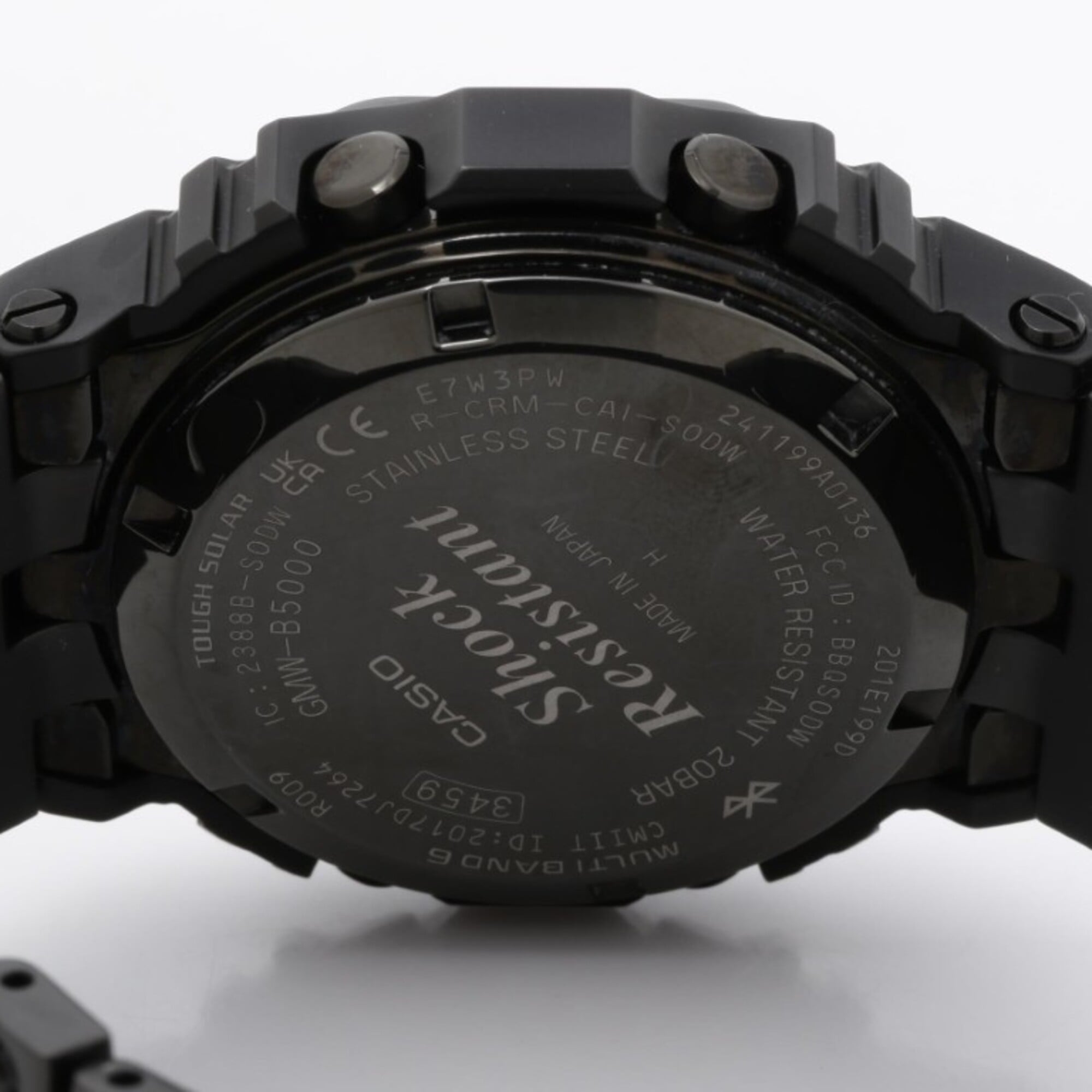 CASIO G-SHOCK FULL METAL 5000 SERIES GMW-B5000MB-1JF Black Stainless Steel Men's Watch