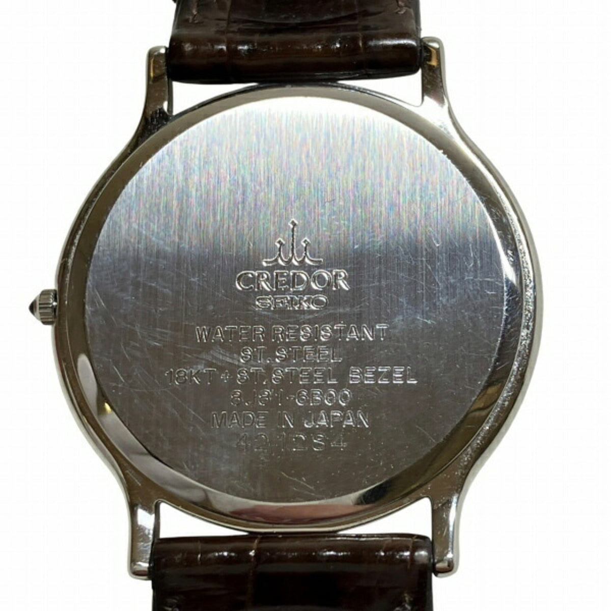 Montre Seiko Credor 8J81-6B00 à cadran doré, 31 mm