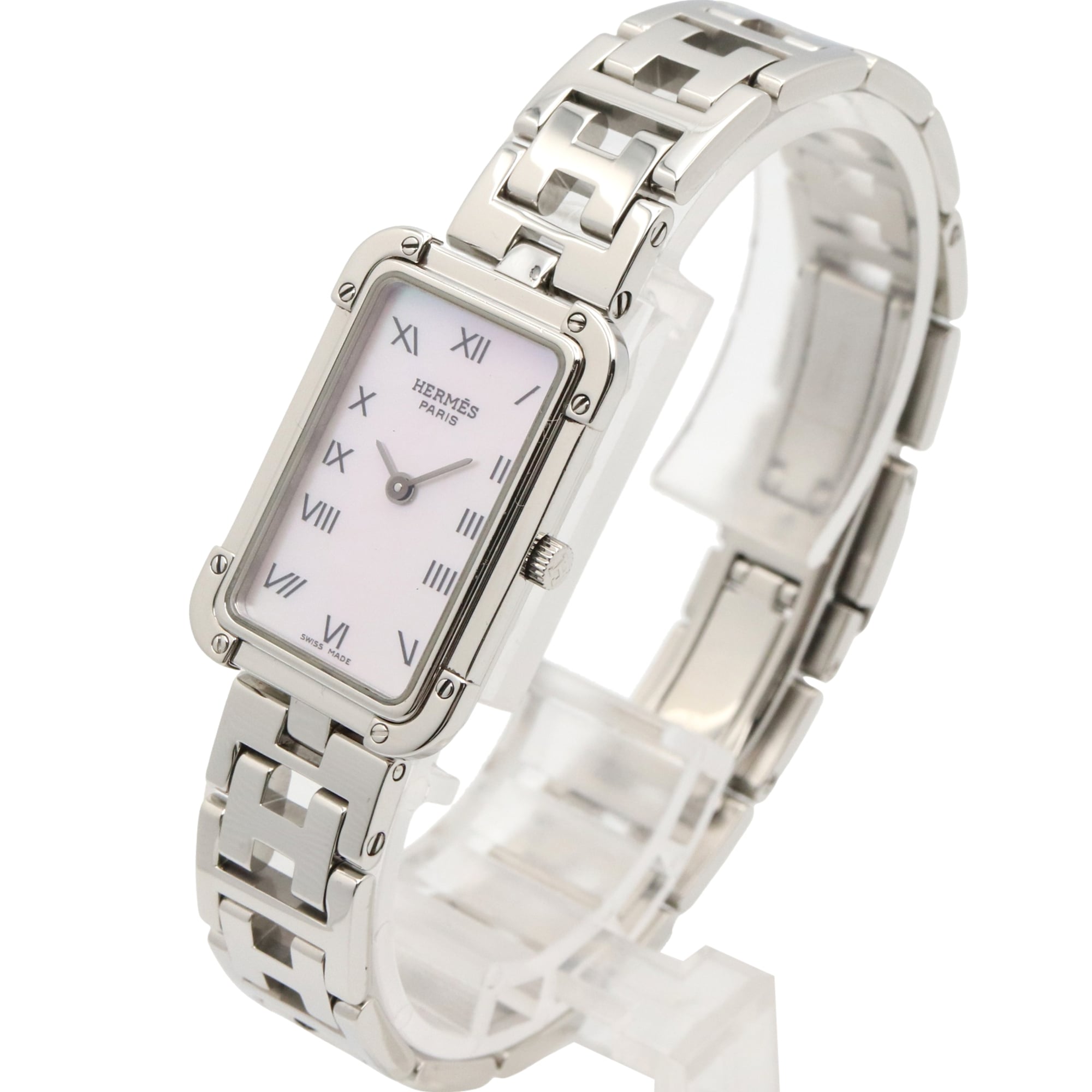 Hermes Clojure CR2.210 White Dial Stainless steel 18mm Watch
