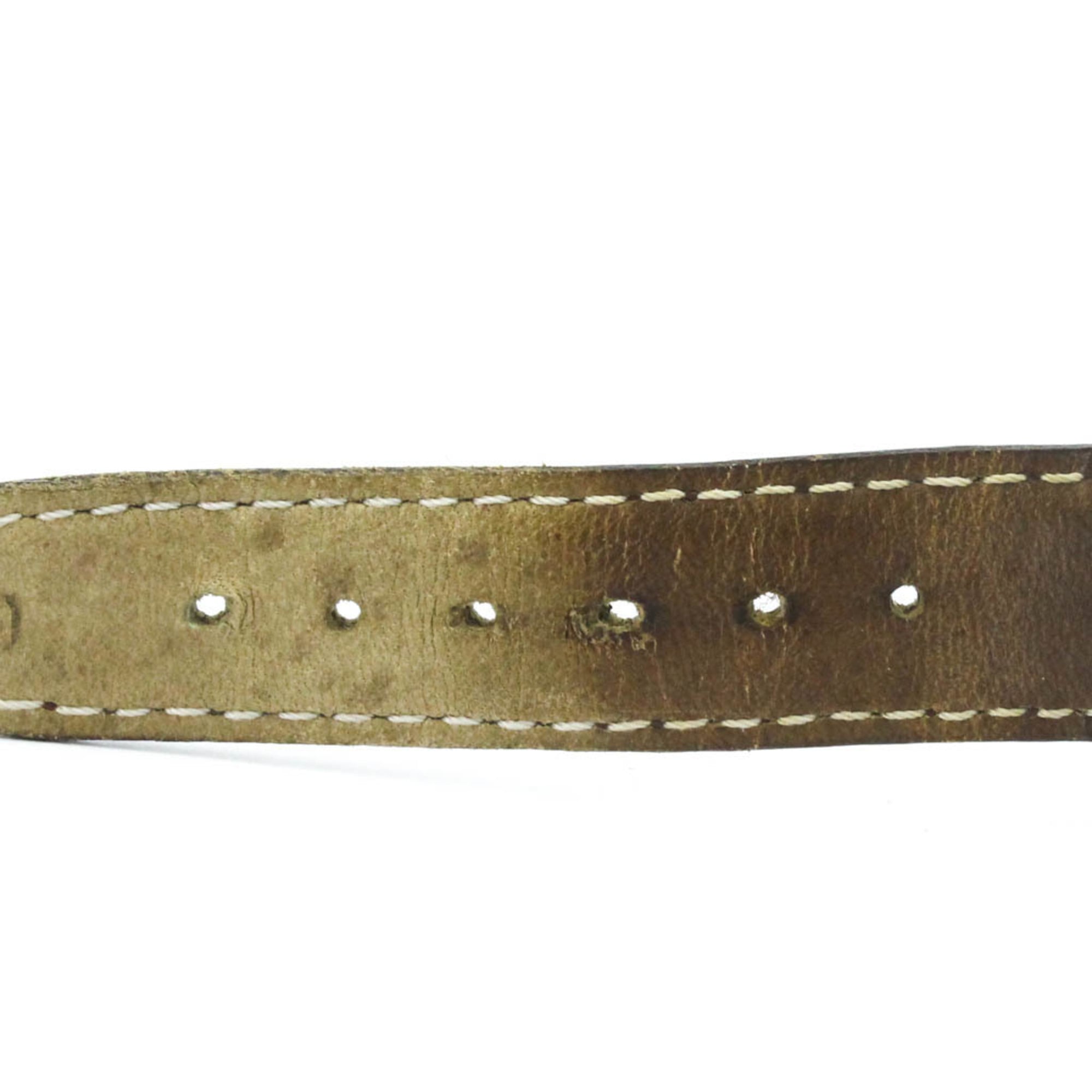Montre pour homme LONGINES à remontage manuel, en cuir plaqué or, L4.659.2