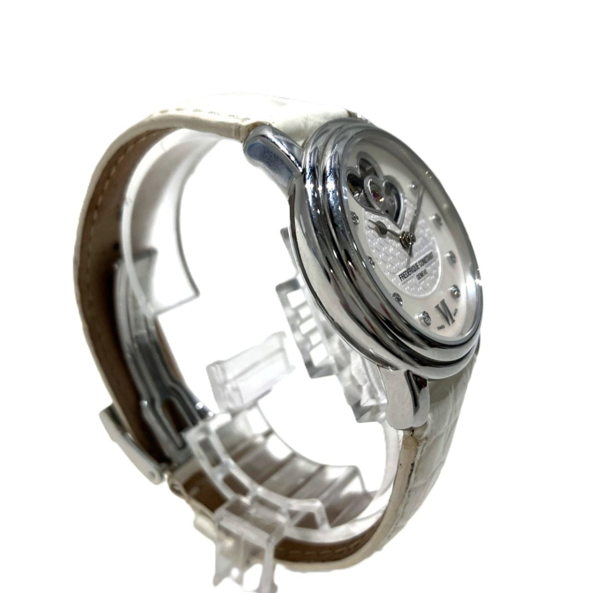 Frederique Constant Classic Heartbeat FC-303/310X2P4/5/6 Weiß Gehäuse Zifferblatt 34 mm Uhr