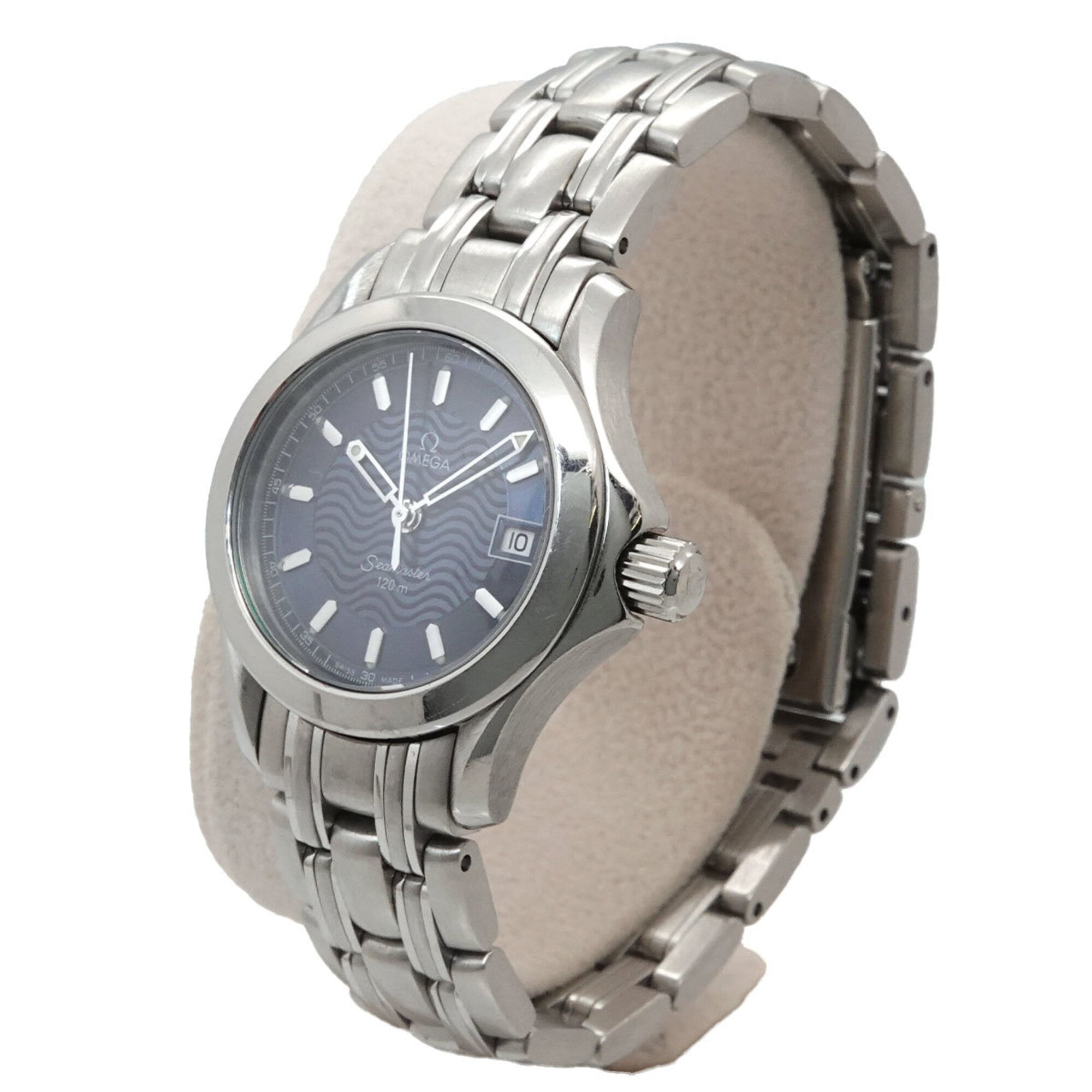 Omega Seamaster 2581 81 met blauwe wijzerplaat, 26 mm horloge