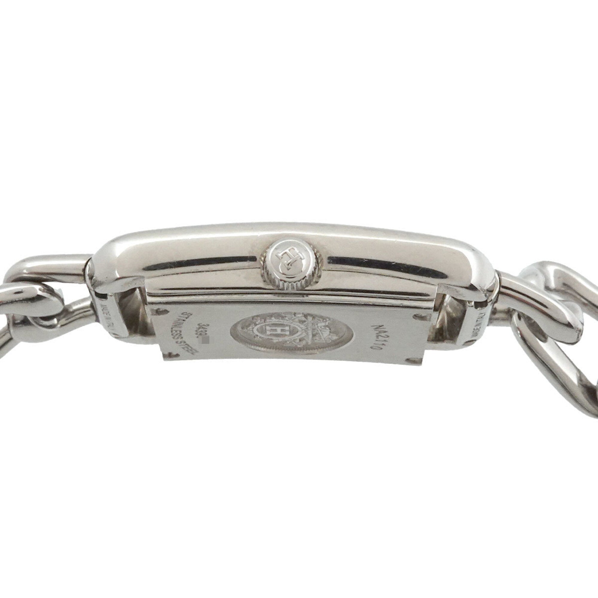 Hermes Nantucket NA2 110 Silver Dial 17mm Watch