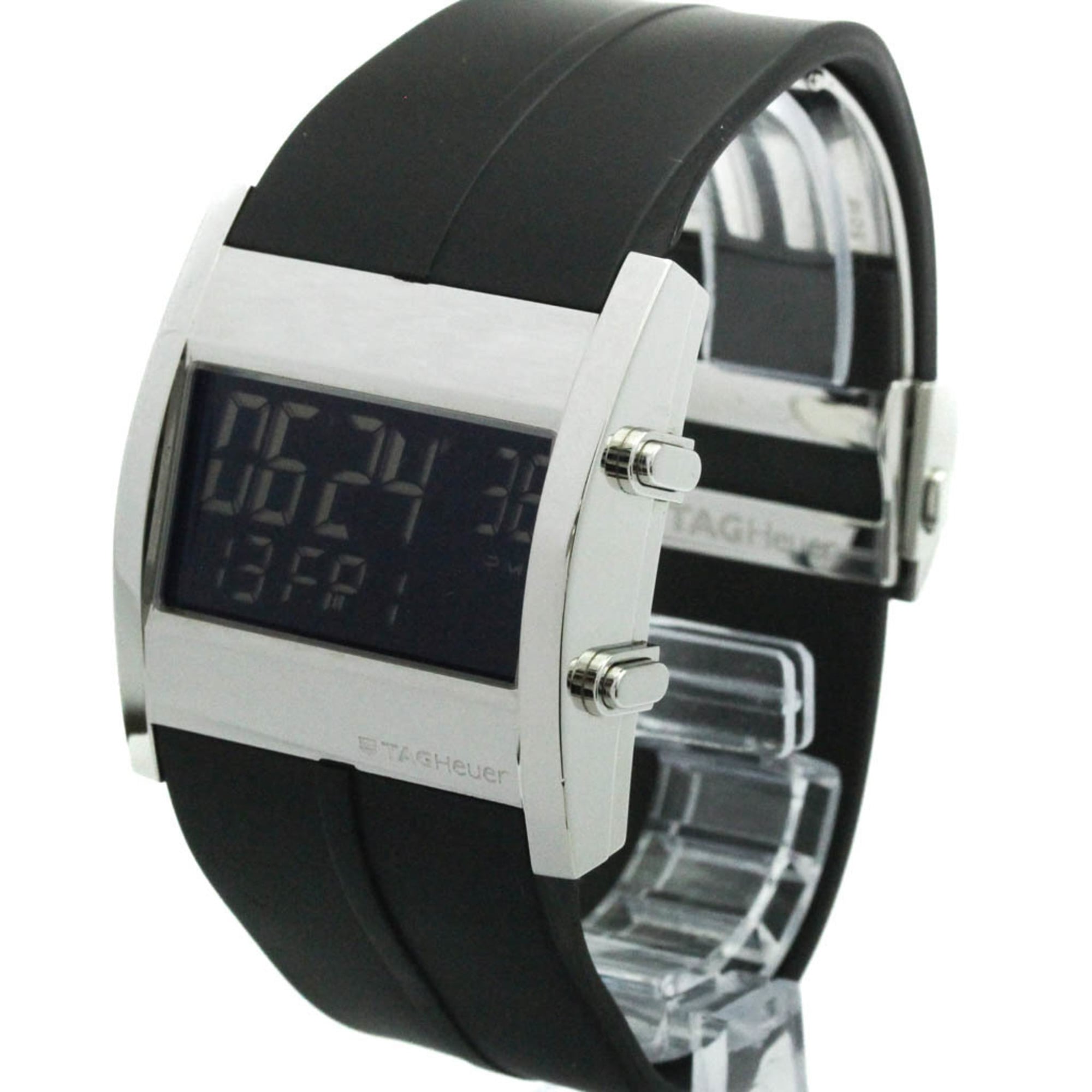 TAG Heuer Microtimer CS111C Black Dial Stainless steel 38mm Watch