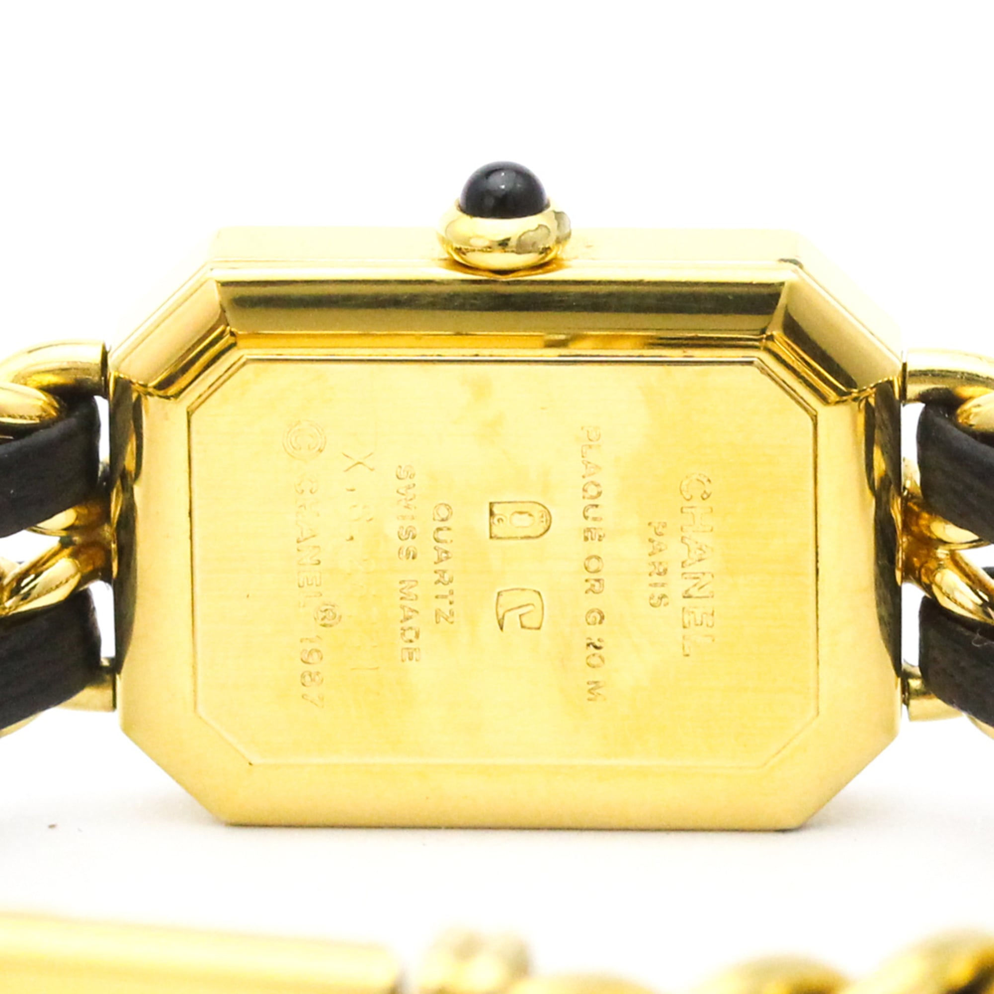 CHANEL Premiere, maat L, verguld kwarts dameshorloge H0001