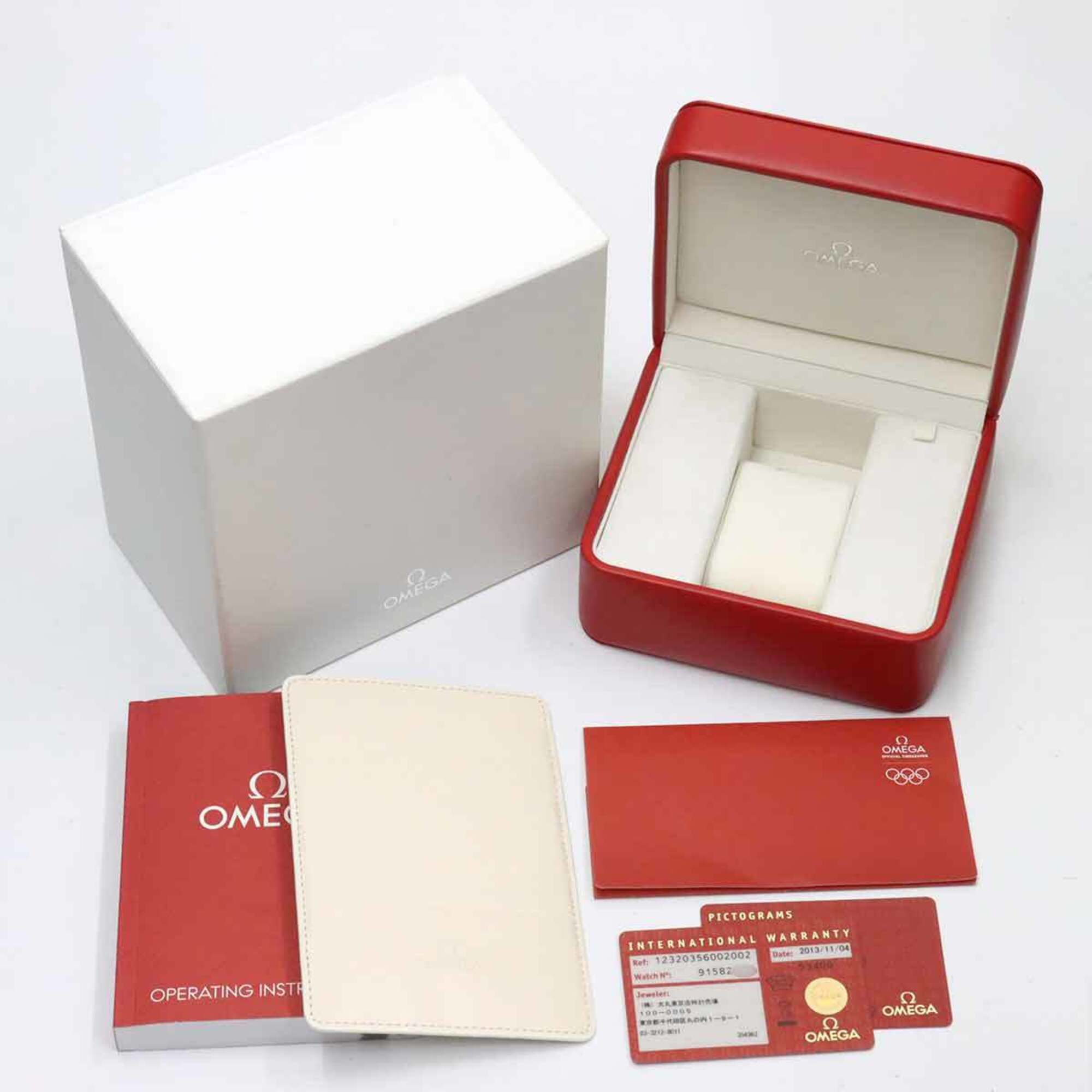 Omega Constellation Two-Tone 123 20 35 60 02 002 Boys' Date Silver 18KPG Quartz