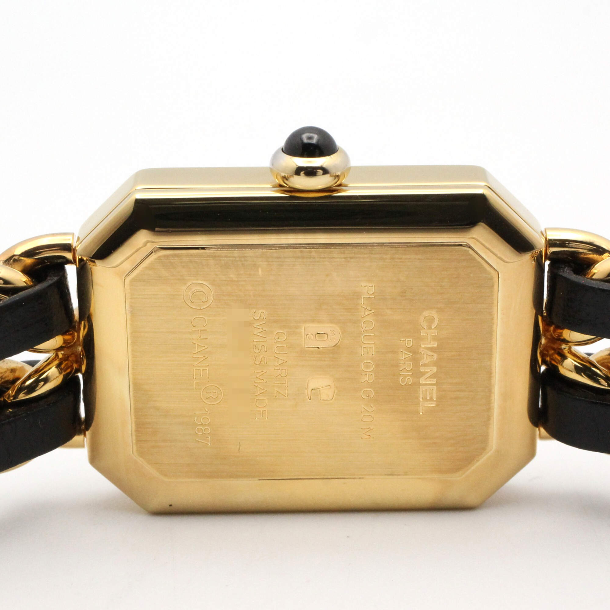 Chanel CHANEL Première S H0001 Black Dial 20mm Watch