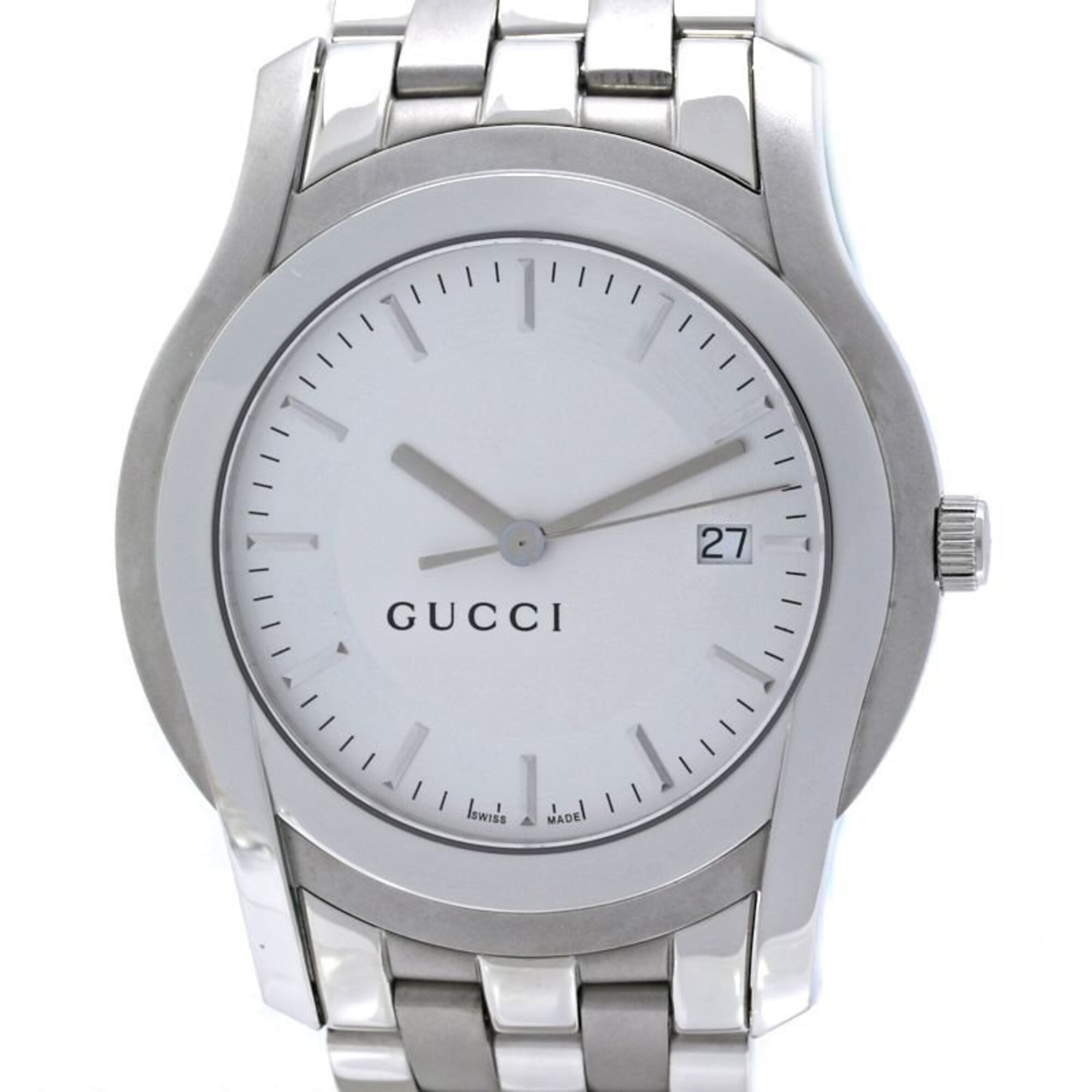 Gucci G-Class YA055212 YA055212 5500XL Silver Dial 38mm Watch