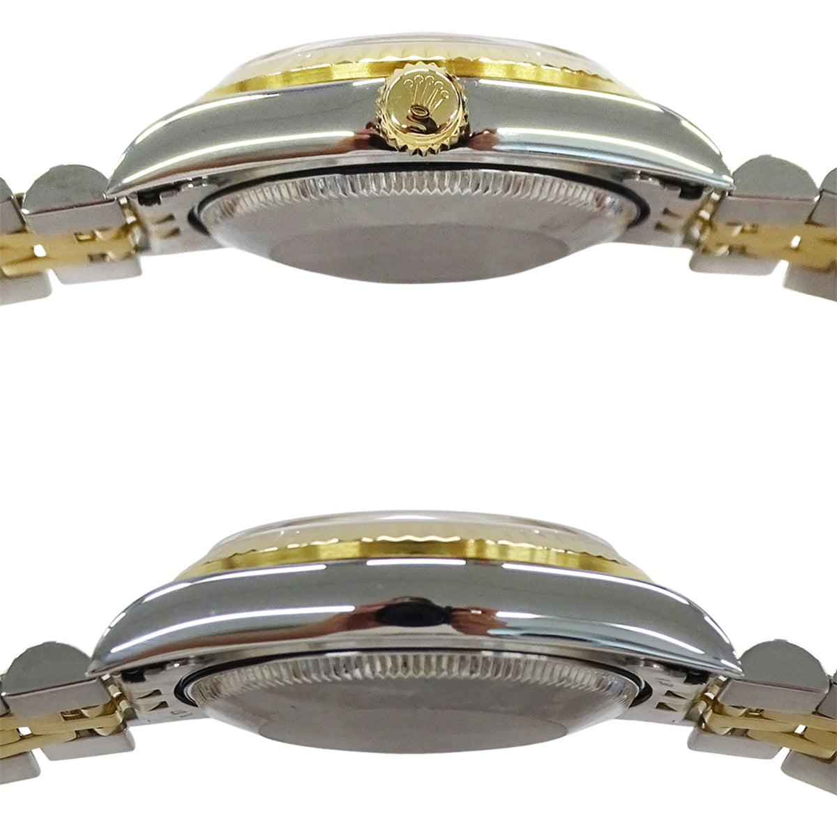 Rolex Datejust 68273 U, goldenes Zifferblatt, 30 mm Uhr