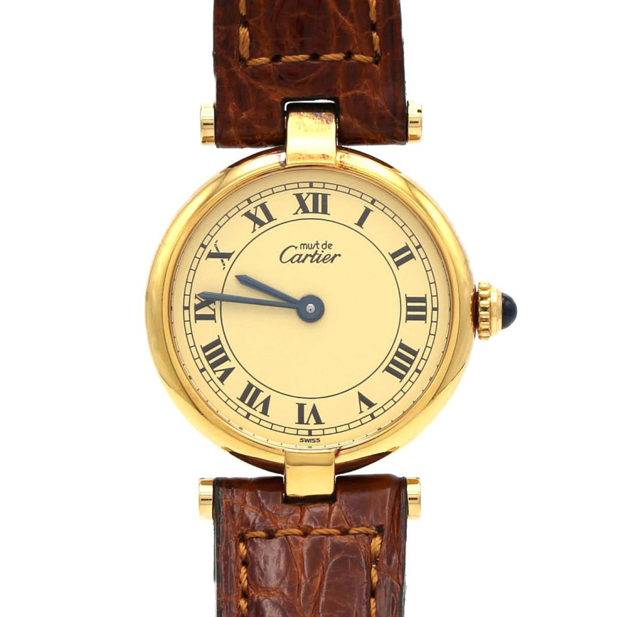 Cartier Must GZl1jixy Ivory Dial 24mm Watch