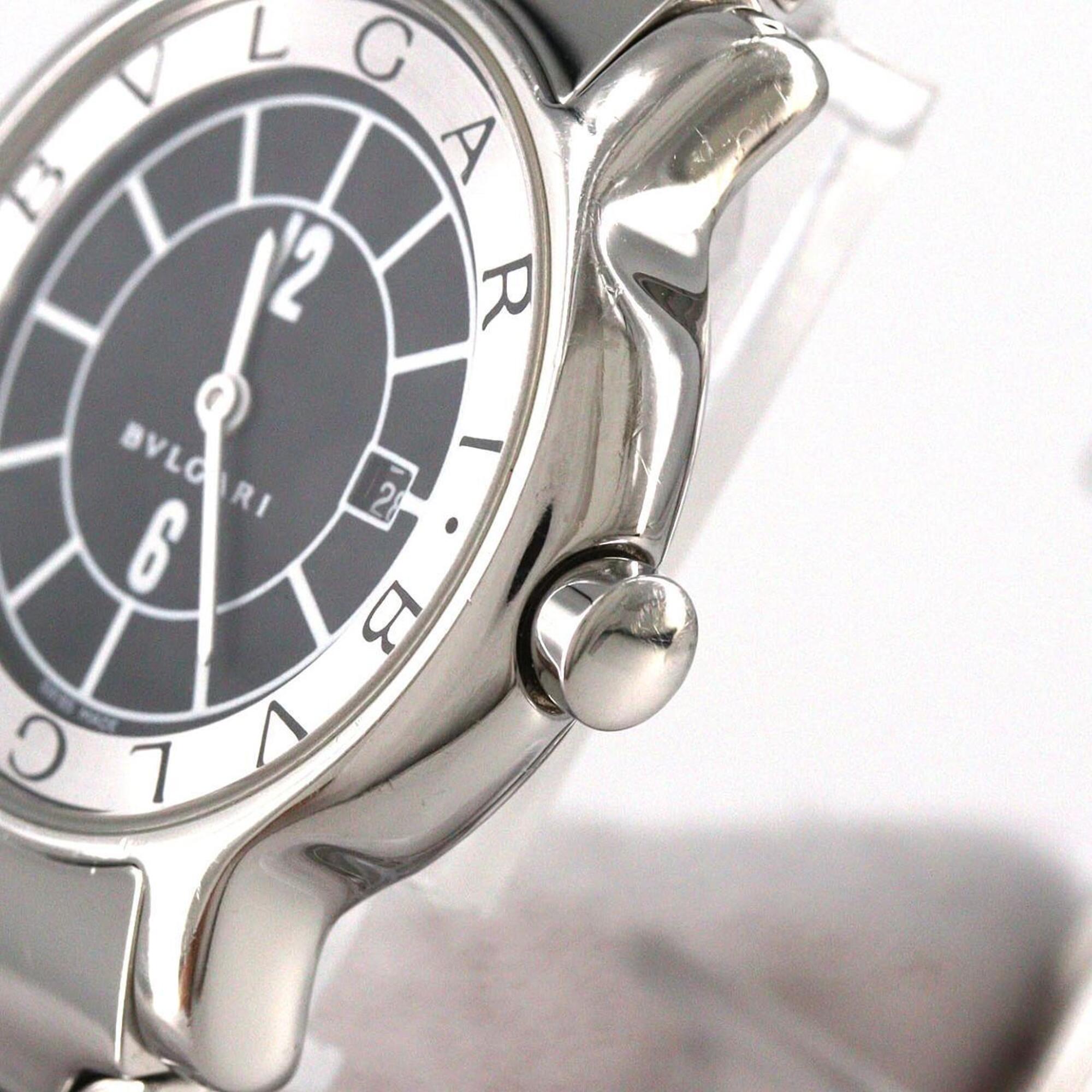 Bvlgari Bulgari Solotempo ST29S/ST29BSSD Black Dial 29mm Watch