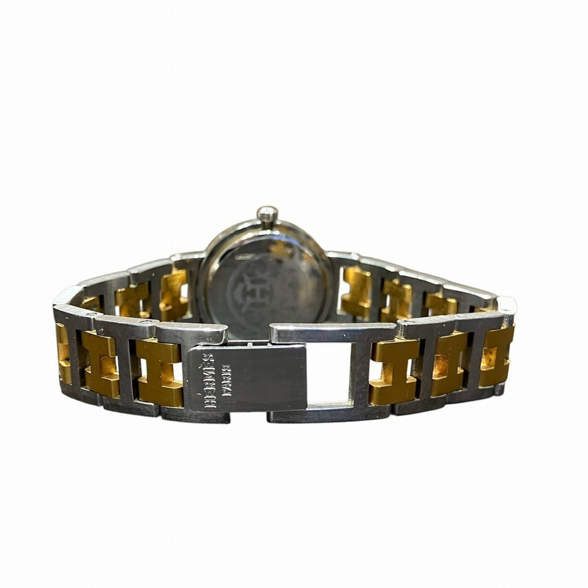 Hermes Clipper-horloge met witte wijzerplaat, 24 mm