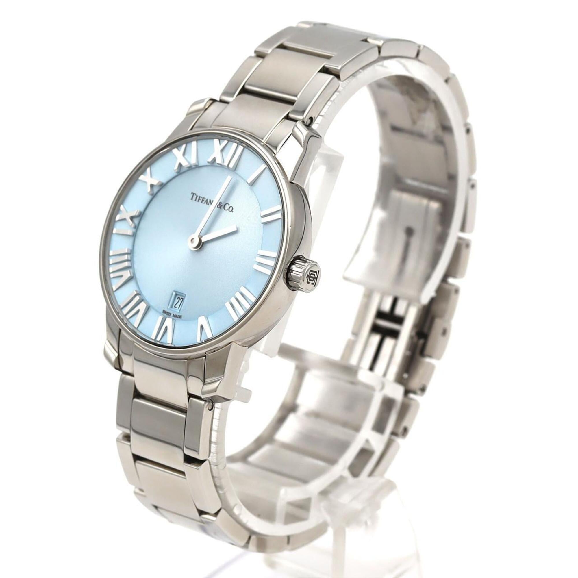 Tiffany Atlas 37447188 Blue Dial 29mm Watch